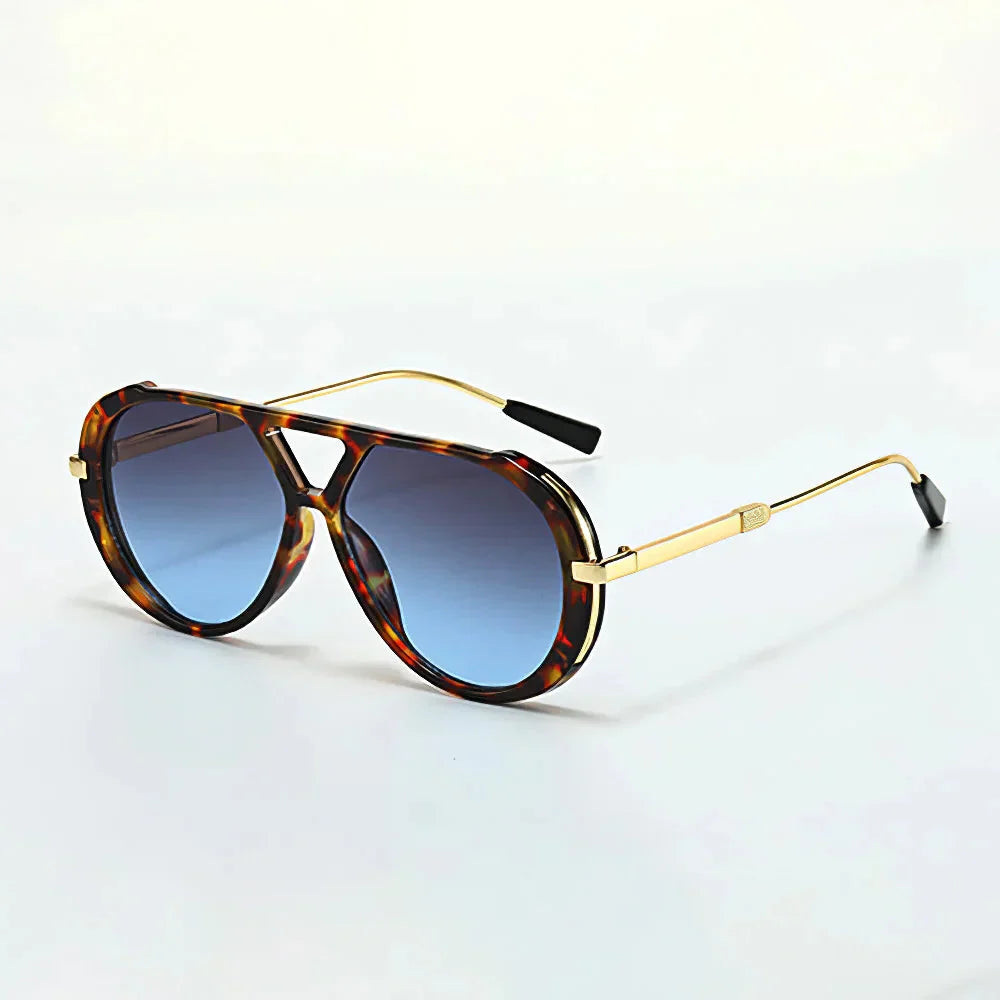 Carie - Retro Aviator Sunglasses