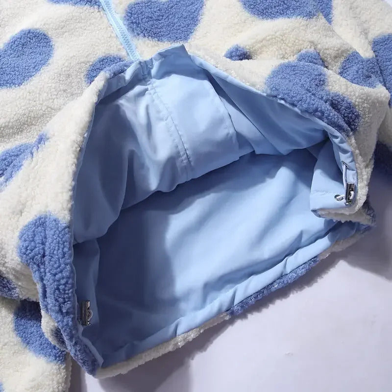 Daisy – Reversible Heart-Pattern Jacket