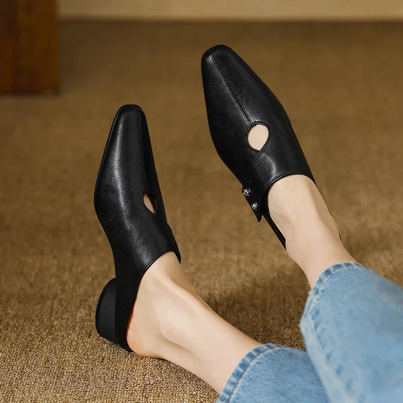 Bethany - Genuine Leather Mules