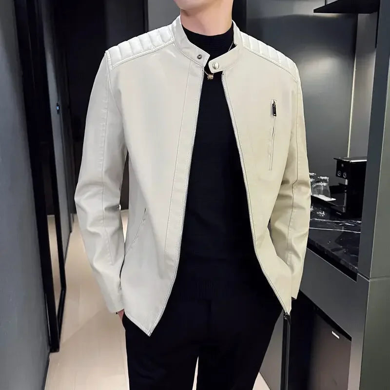 Blake - Elegant Leather Jacket