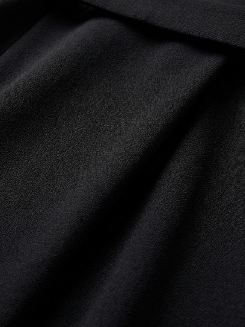 Sirenna - Asymmetrical Midi Dress With Cape Sleeve And Defined Waist