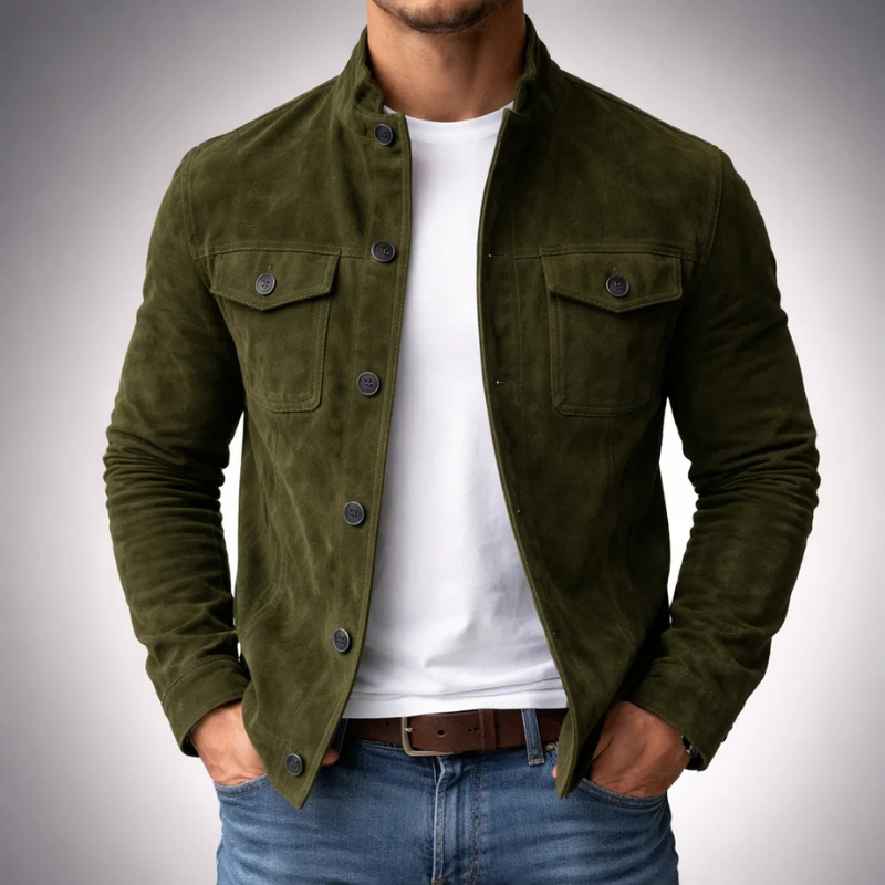 Preston - Suede Shirt Jacket
