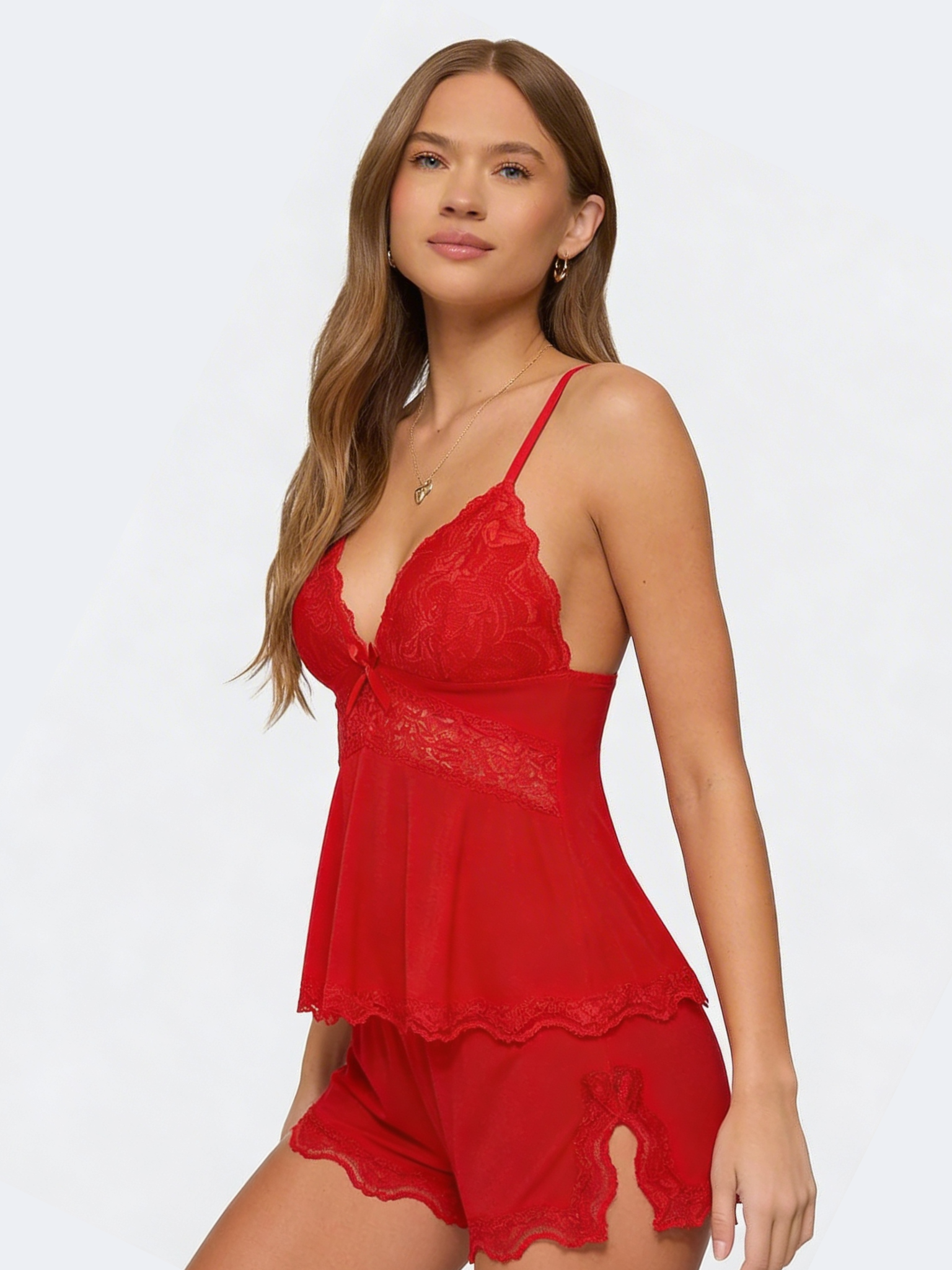 Stacy - Midnight Kiss Lace Set
