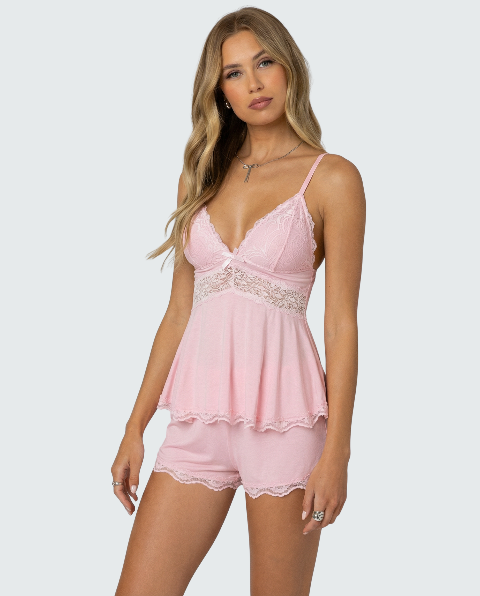 Stacy - Midnight Kiss Lace Set