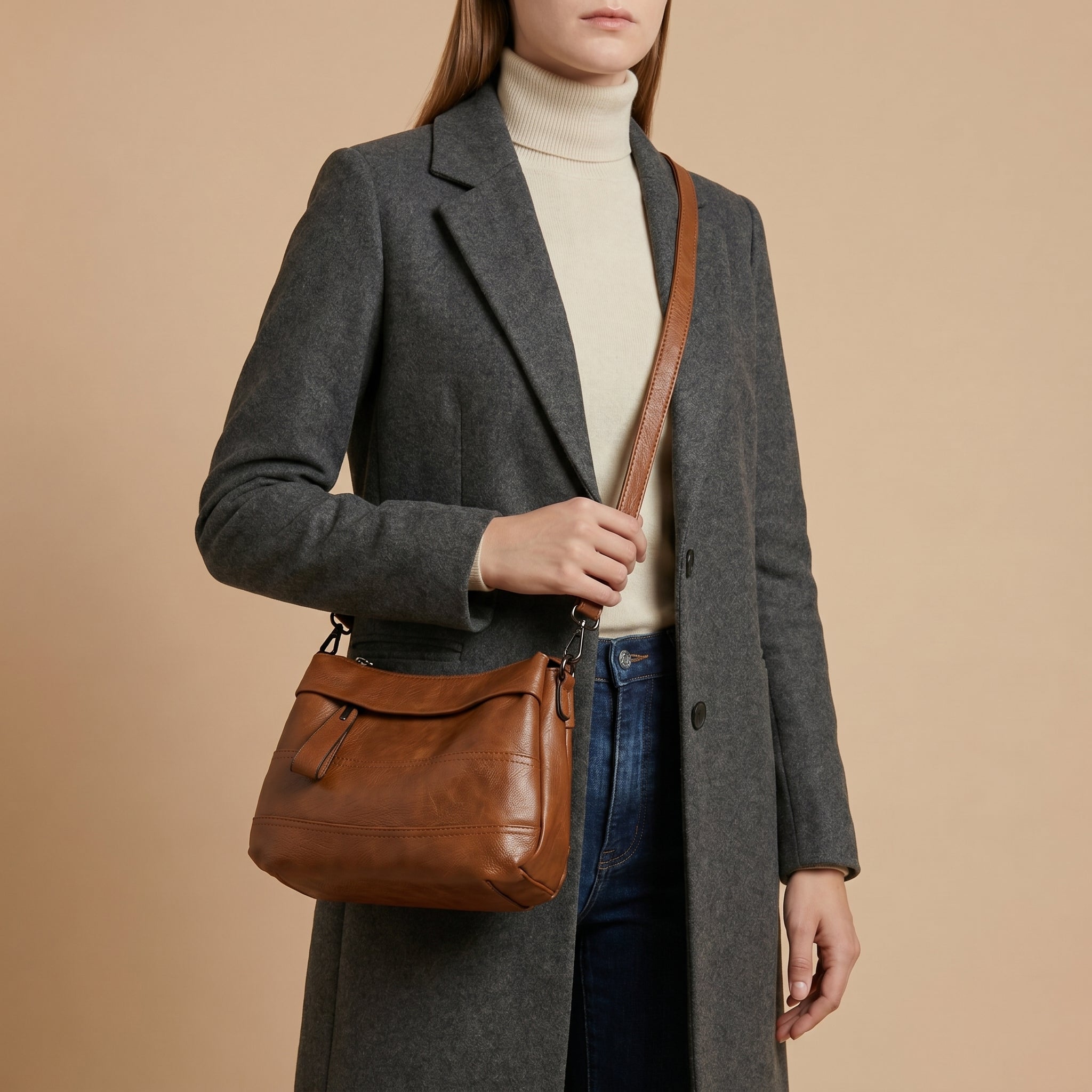 Jen - Multi-Compartment Crossbody Bag