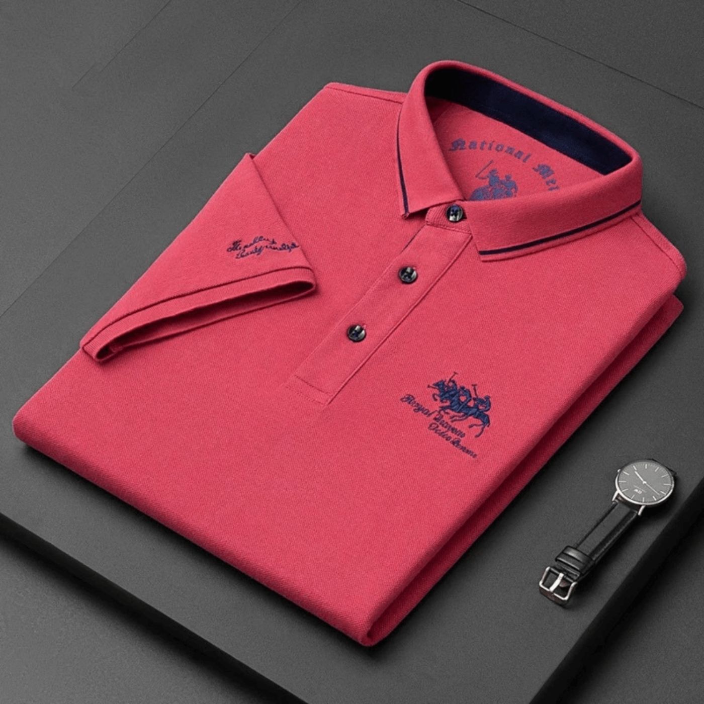 Gary – Breathable Luxury Cotton Polo