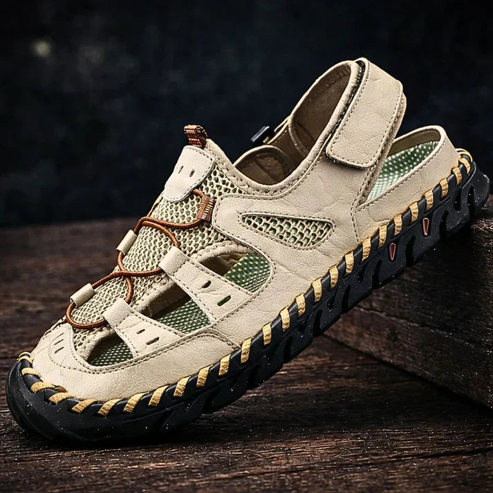 Samanta - Handwoven Leather Outdoor Sandals