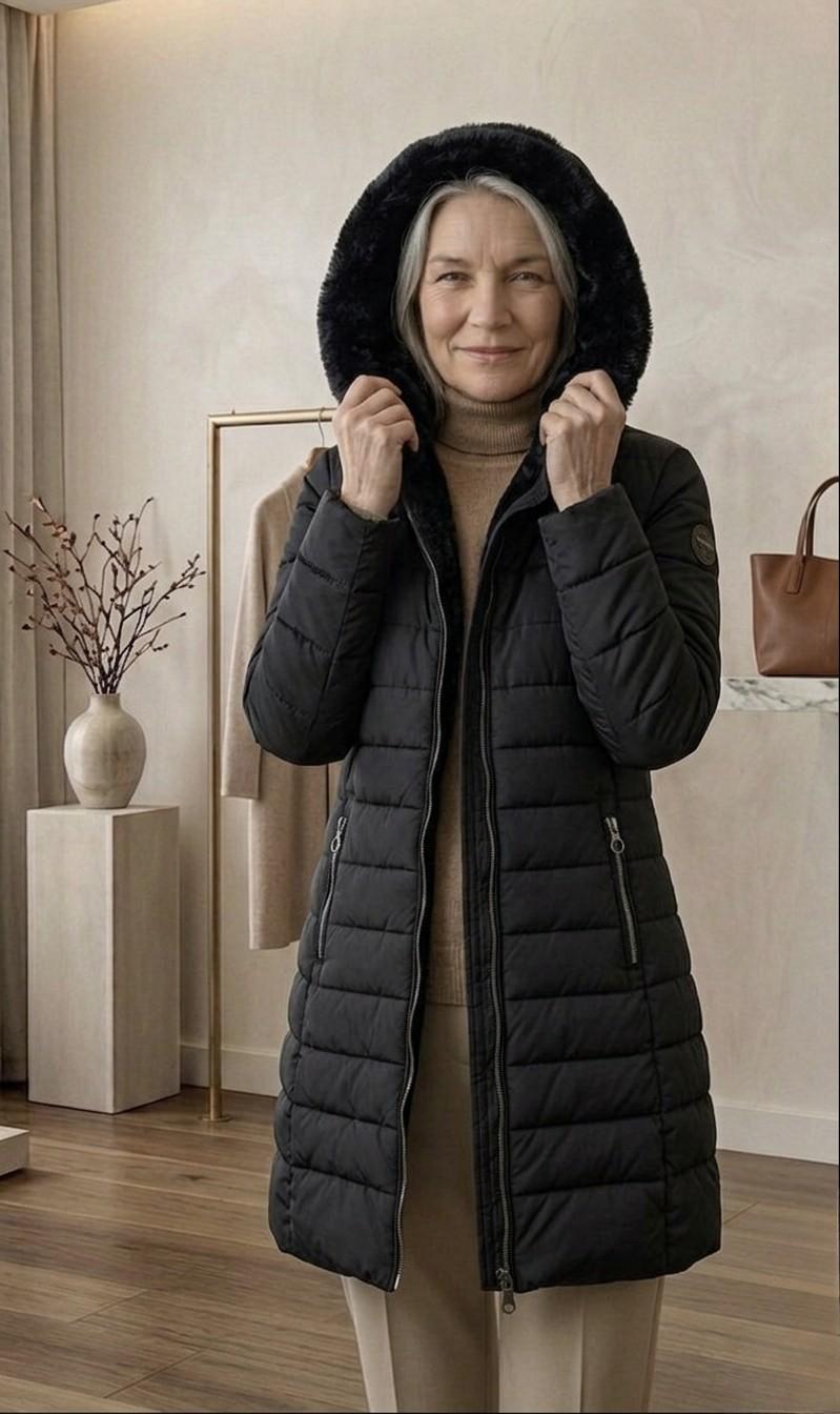 Jayla - Quilted A-Line Winter Coat