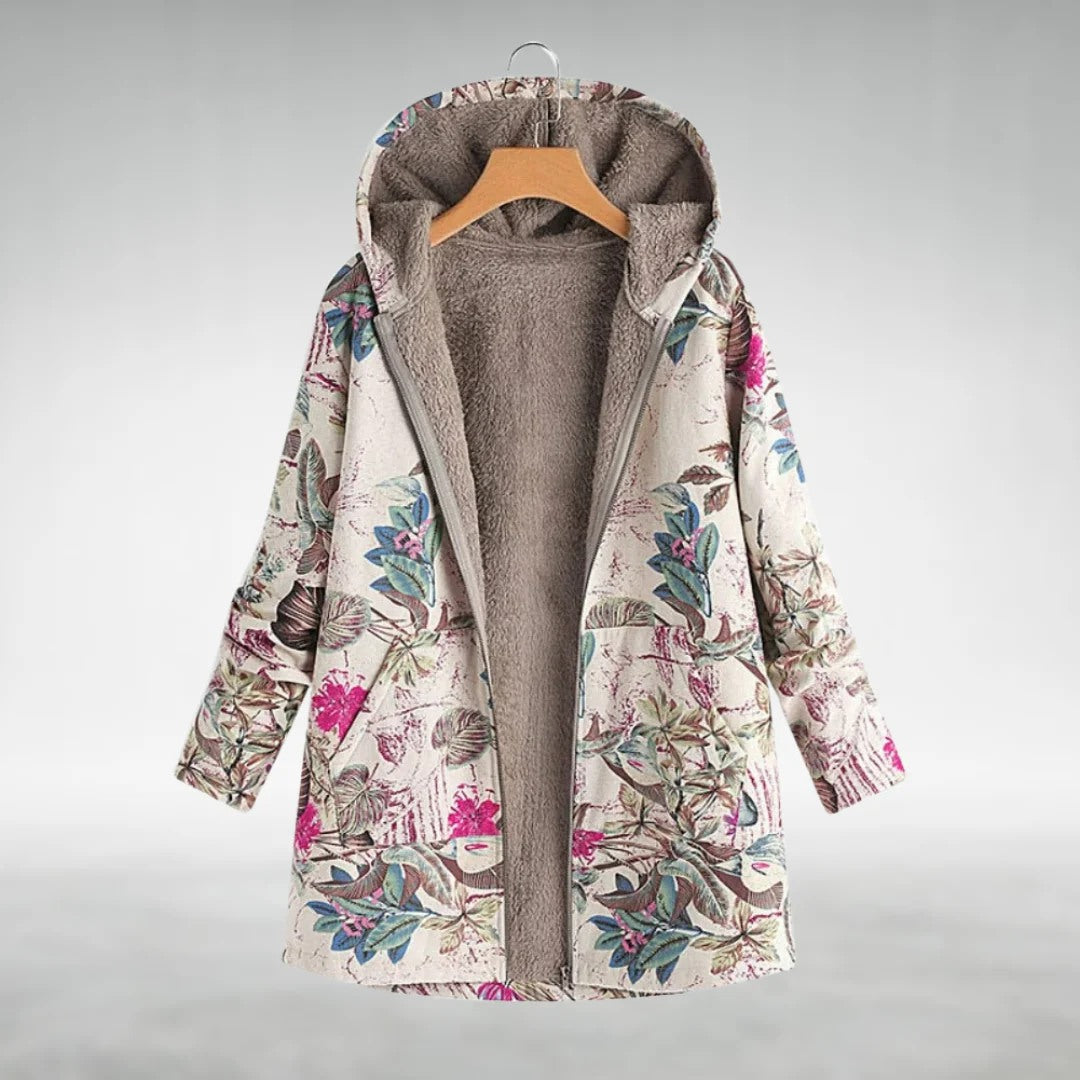 Jianna – Floral Fleece Jacket