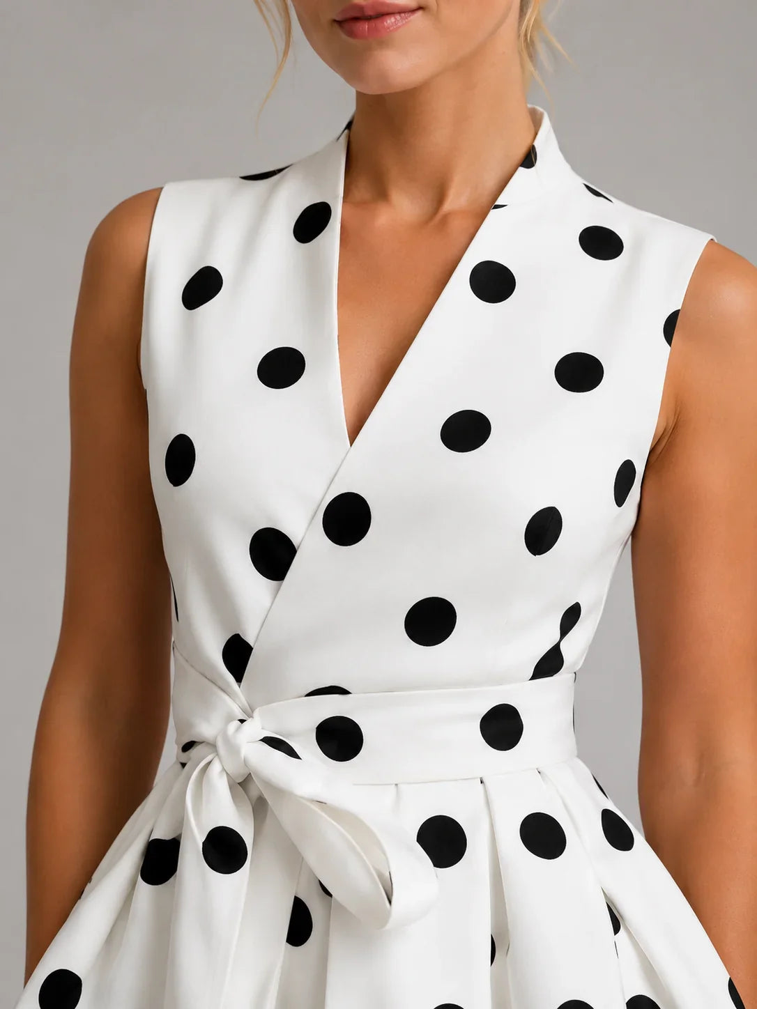 Frankie – Polka Dot Wrap Dress