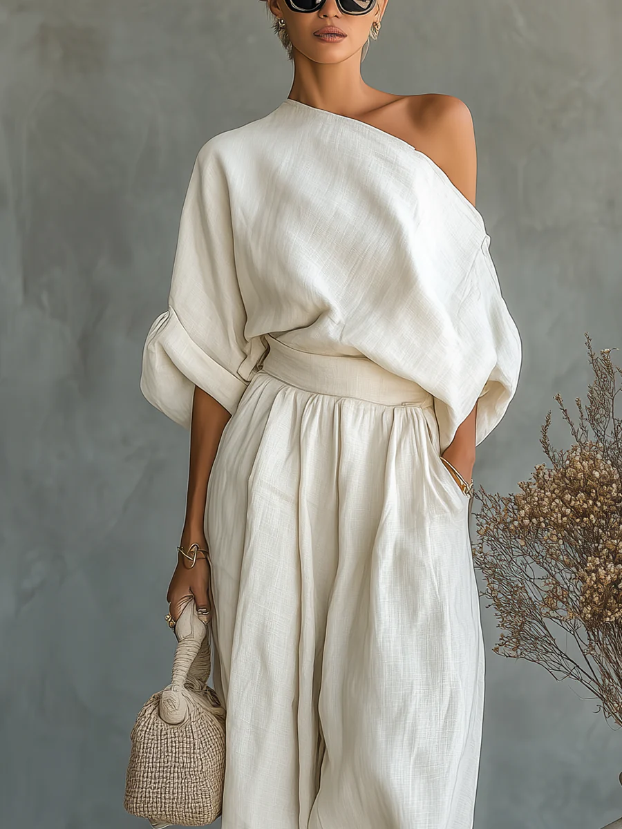 Nida - Off-Shoulder 2-Piece Set