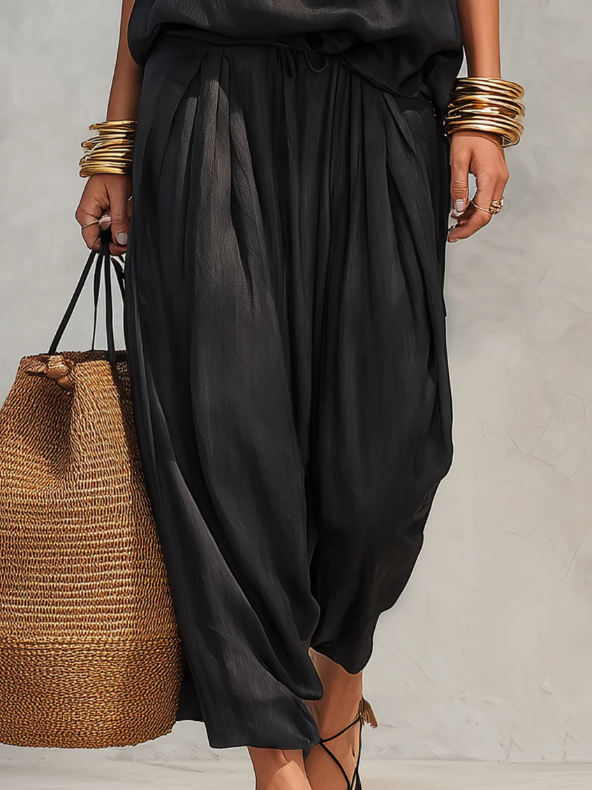 Scarlett - Elegant Halter Two-Piece Set