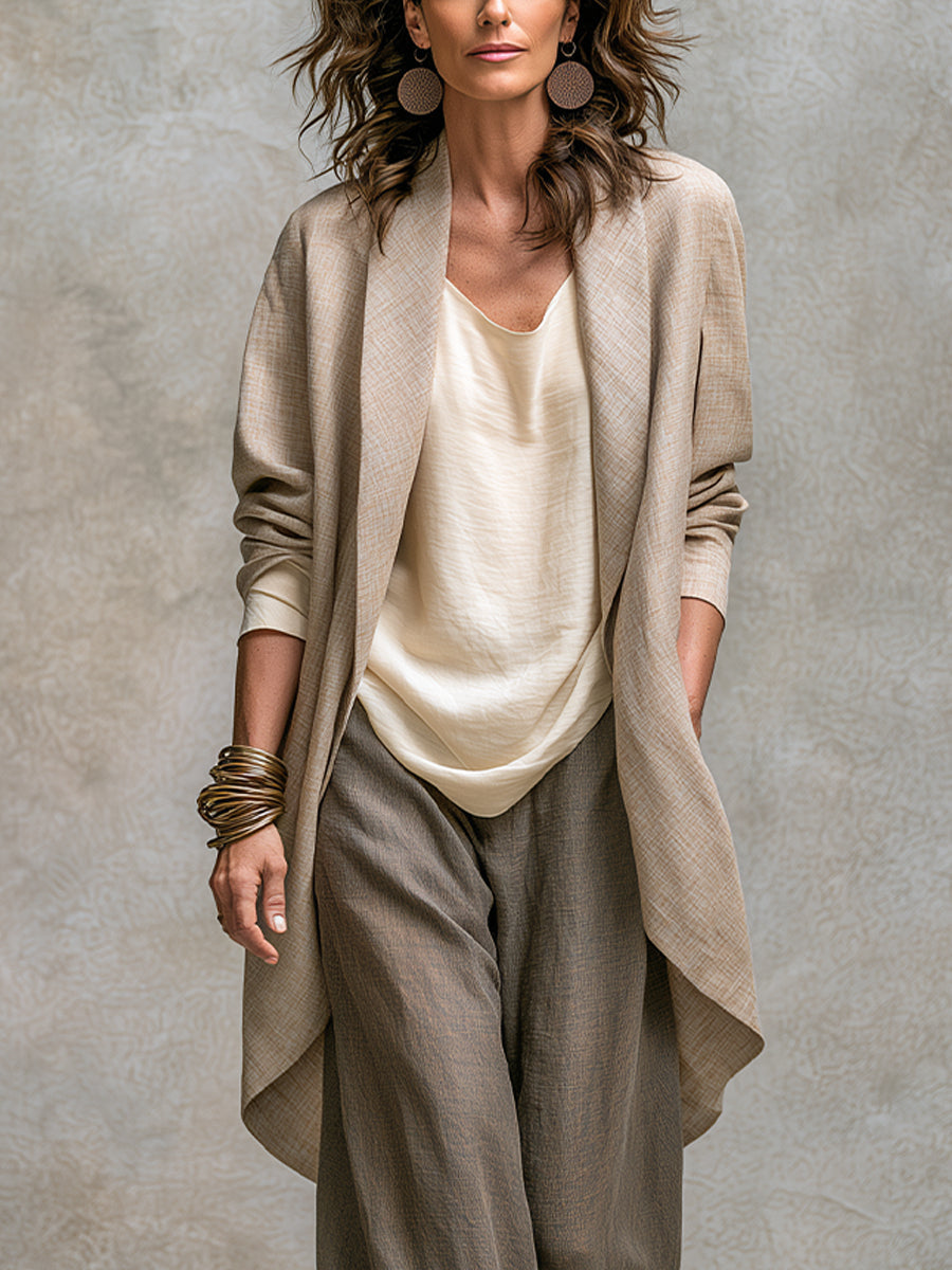 Seraphina – Three-Piece Wide-Leg Suit