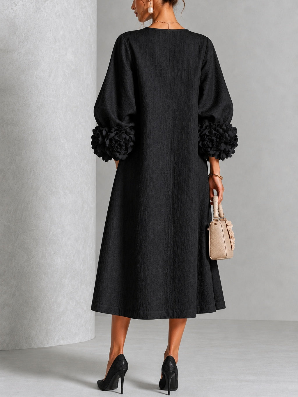 Wren - Floral Button Midi Dress