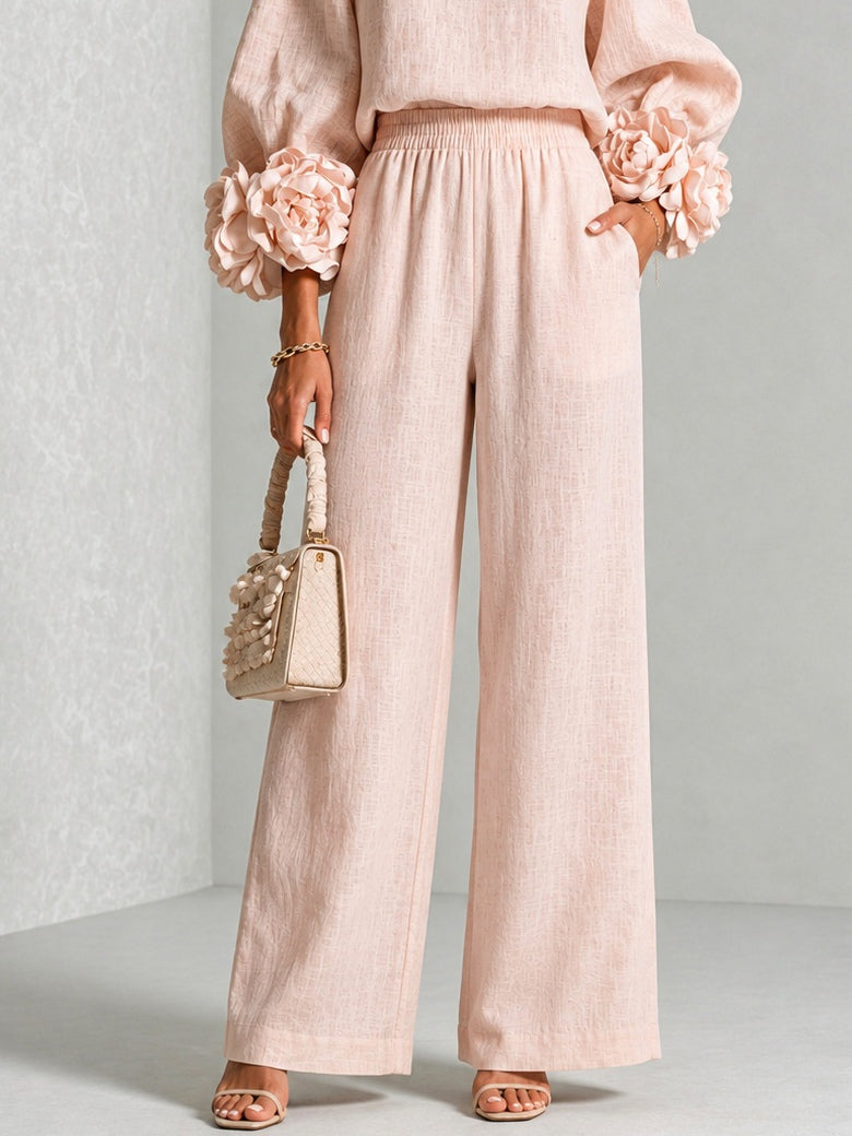 Mila - Linen Blend Two-Piece Set