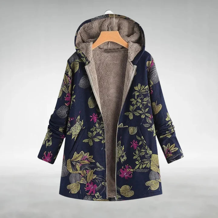 Alicia – Floral Patterned Cozy Jacket