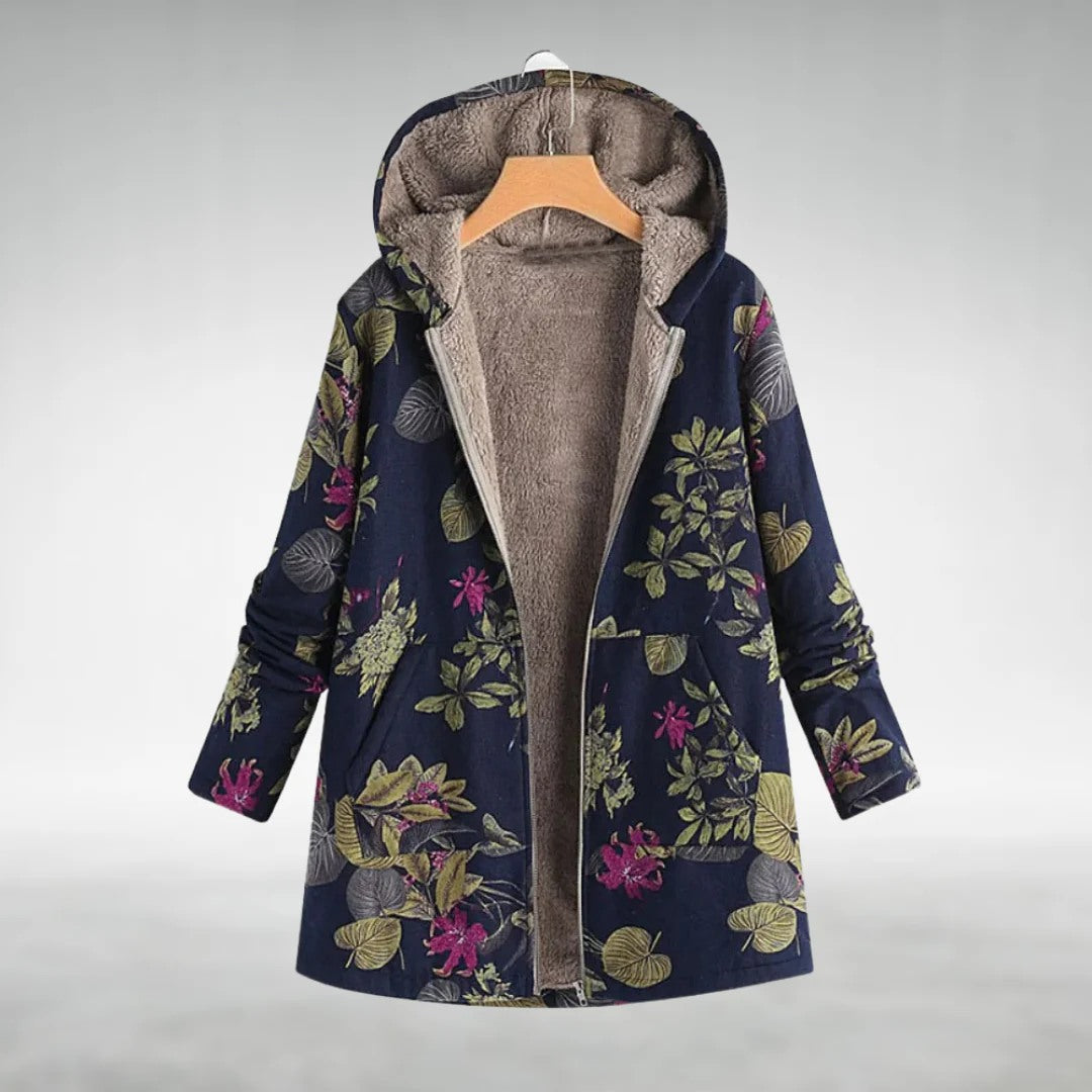 Jianna – Floral Fleece Jacket