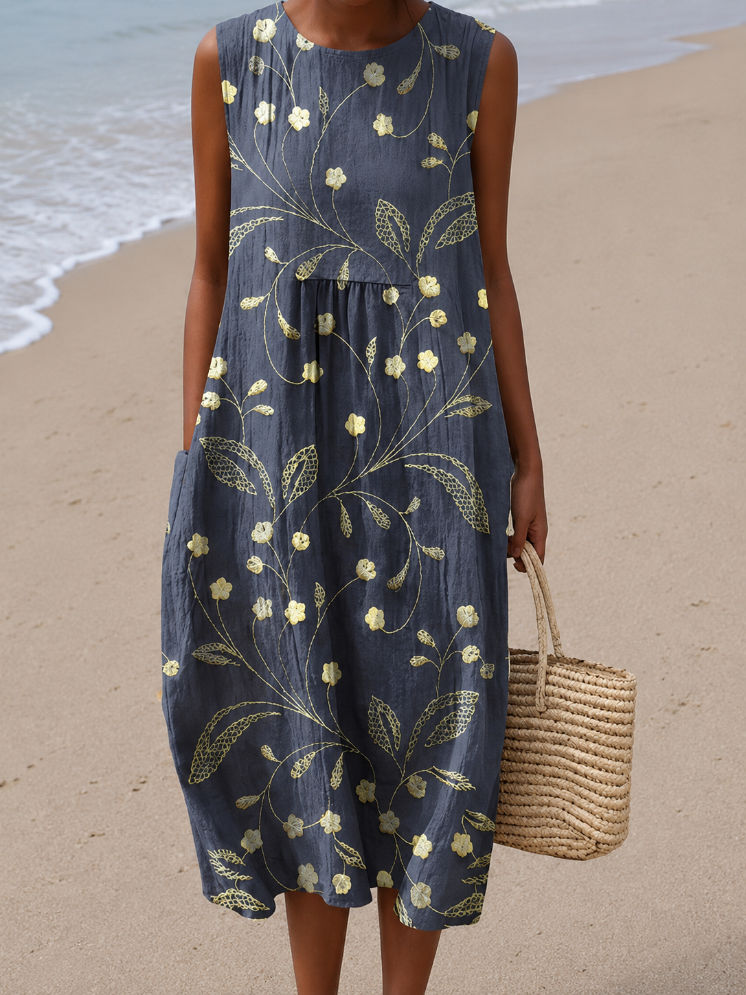 Macy - Floral Midi Dress