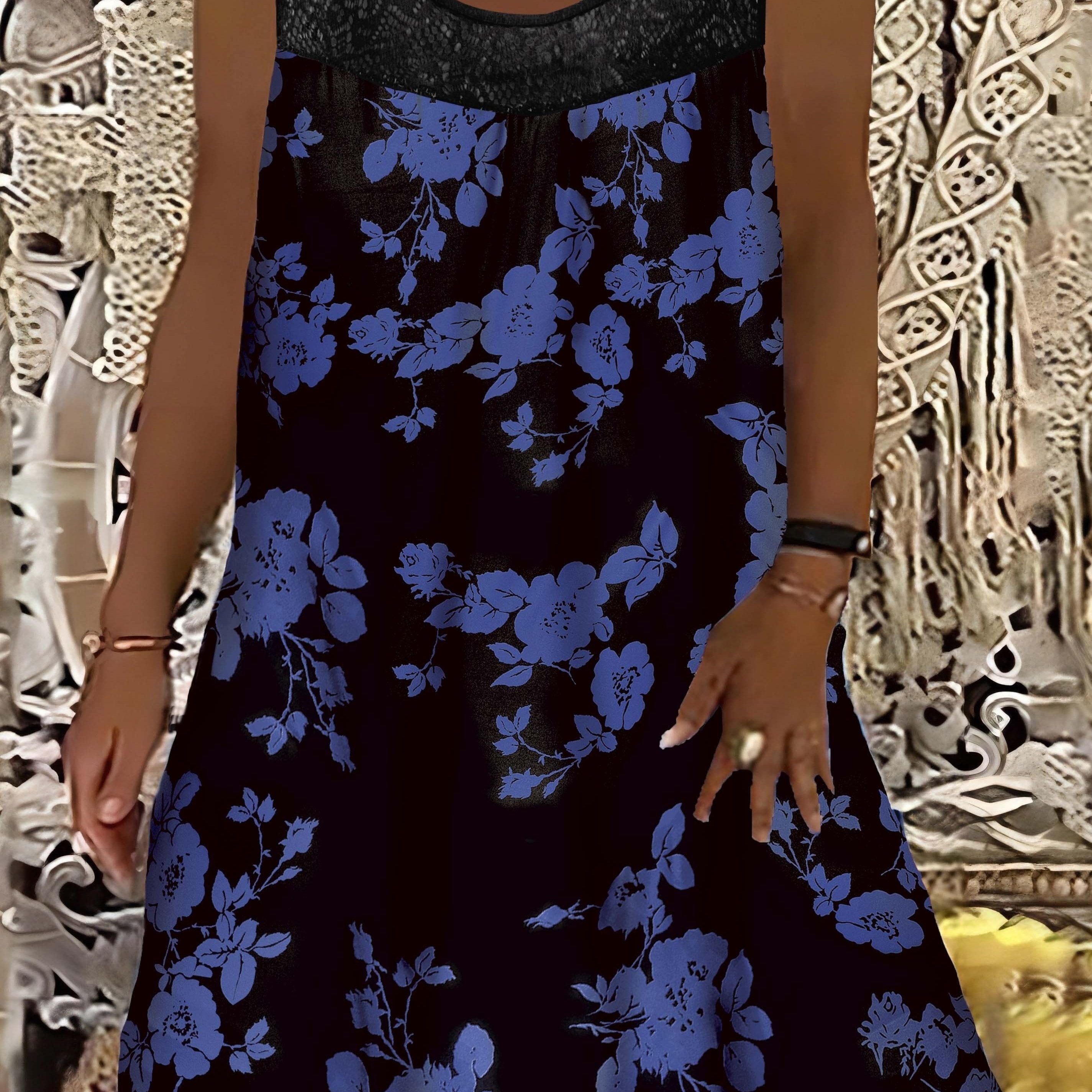 Rana - Floral Lace Summer Dress