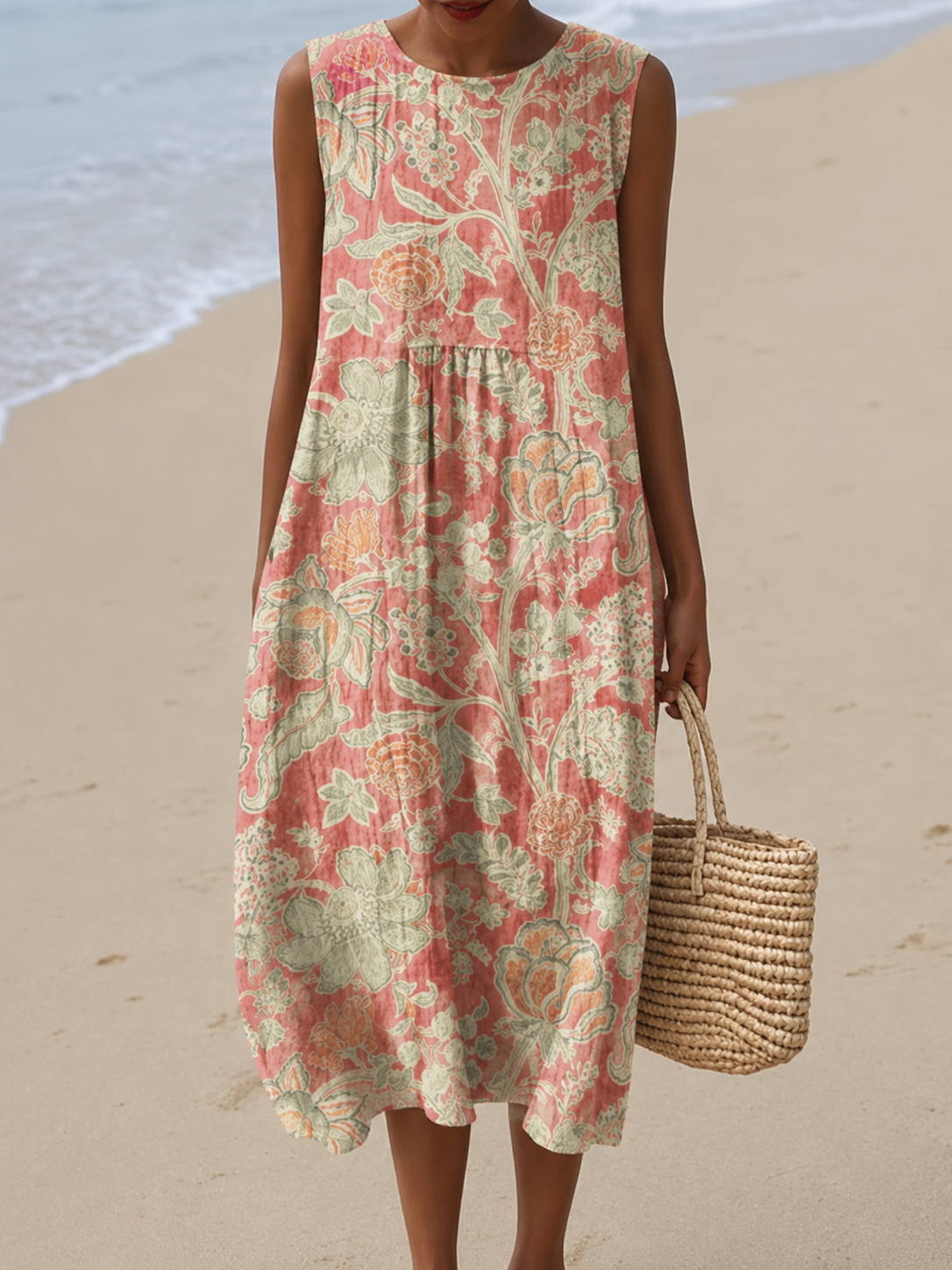 Nalia - Floral Midi Dress