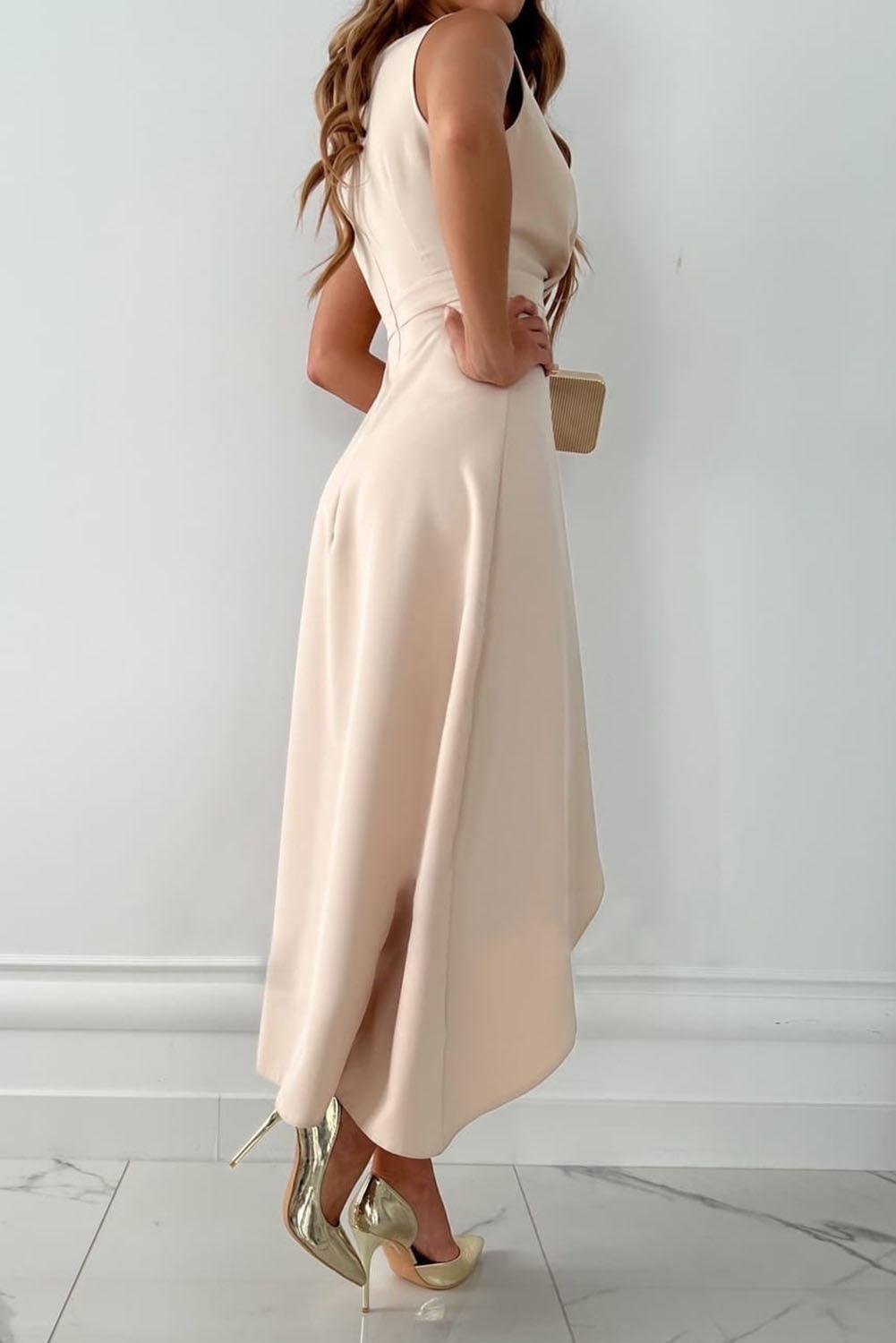 Mary - Midi Wrap Dress with V-Neck
