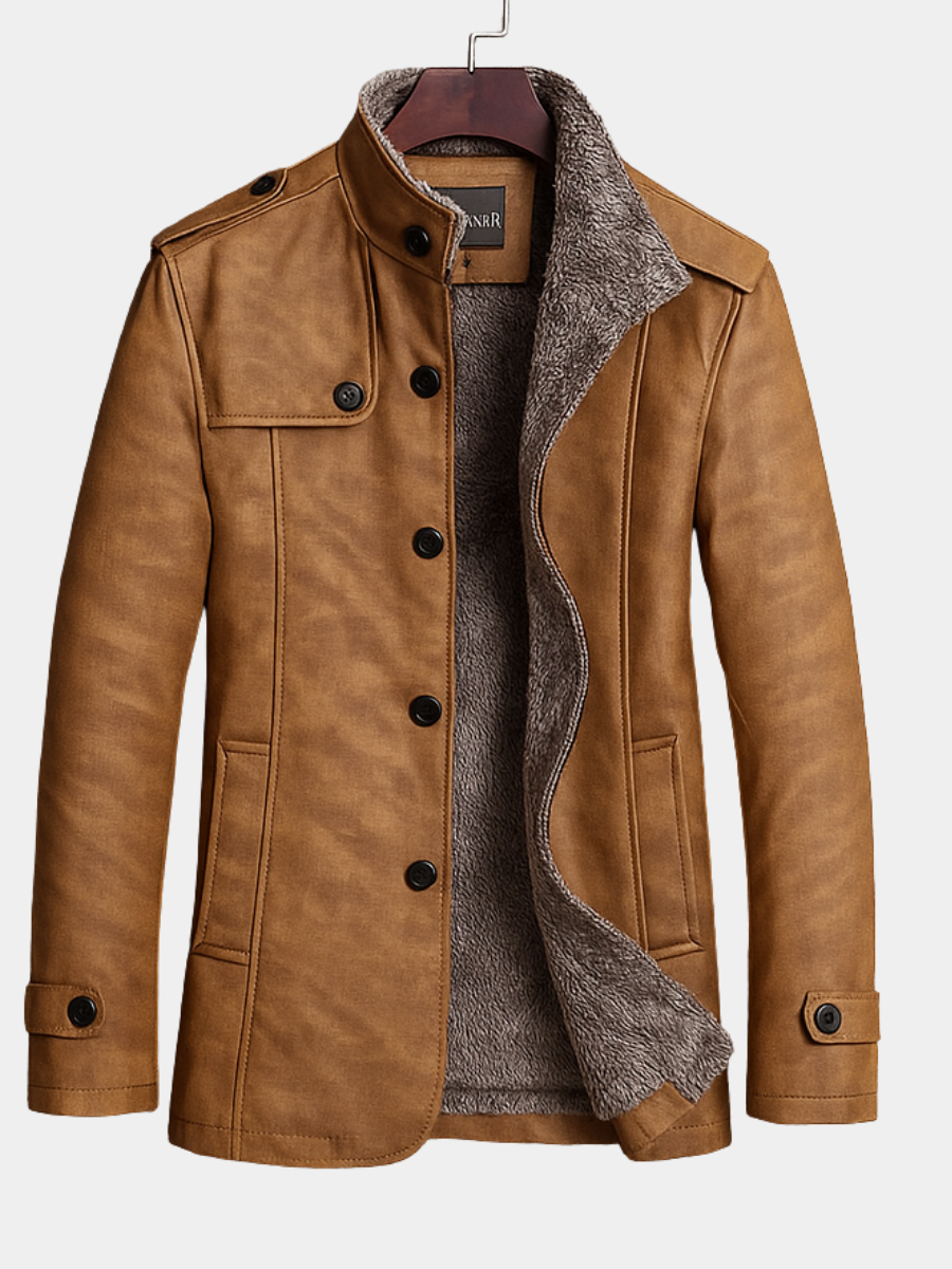 Oliver - Suede Men's Coat