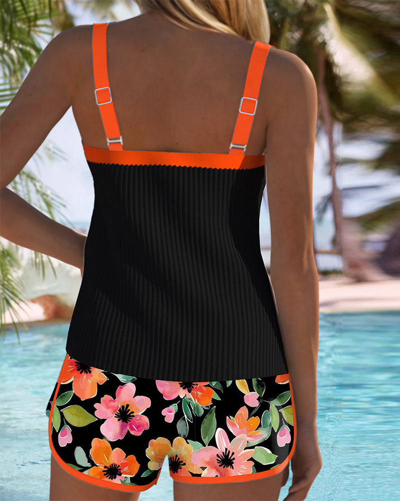 Shaina - Elegant Two-Piece Tankini Set