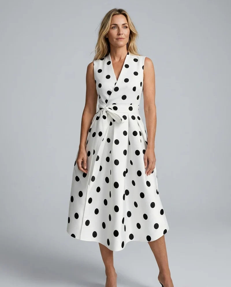 Frankie – Polka Dot Wrap Dress