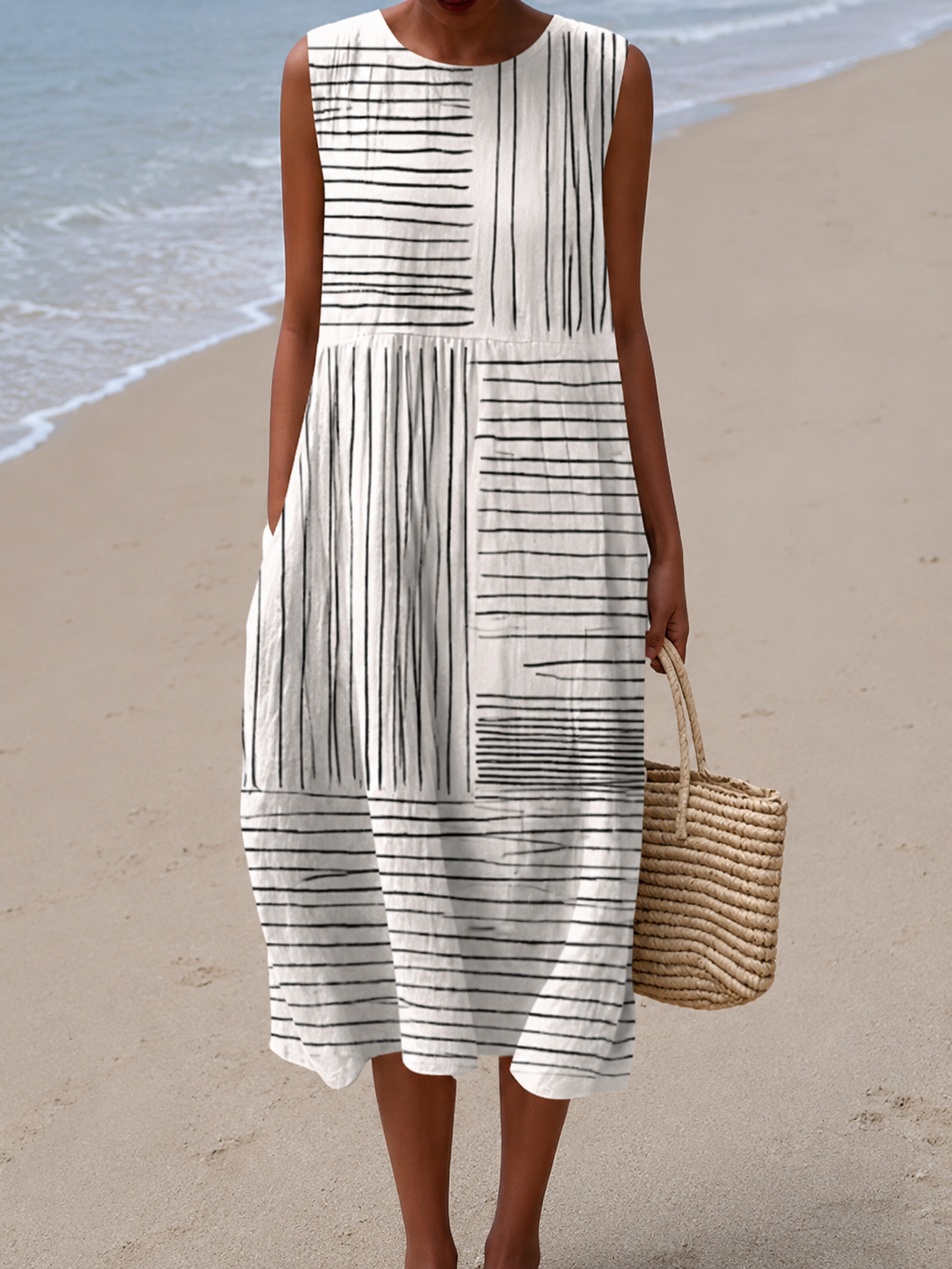 Kera - Printed Midi Dress
