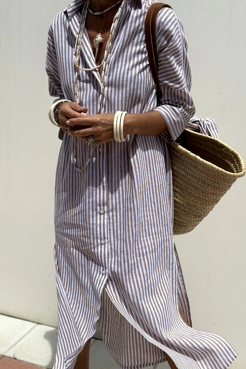 Lucenda - Wrinkle-Free Summer Elegance Dress
