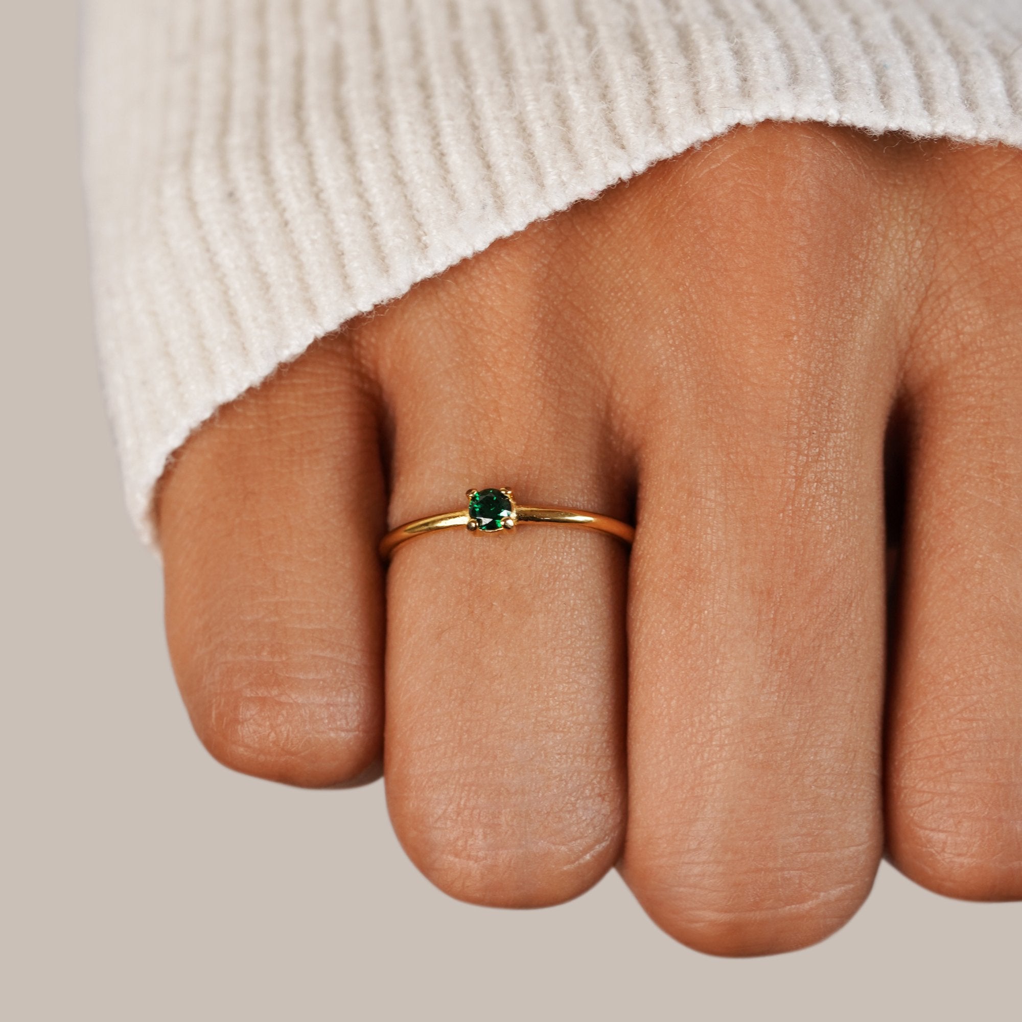 Stella - Gold Rings with Birthstones