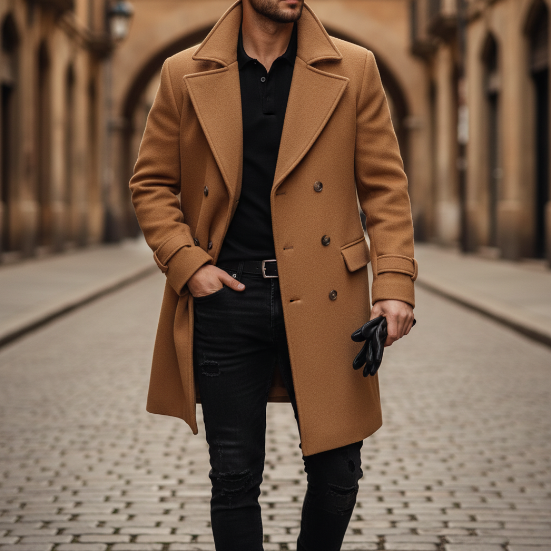 Micheal - Double Breasted Wool Coat