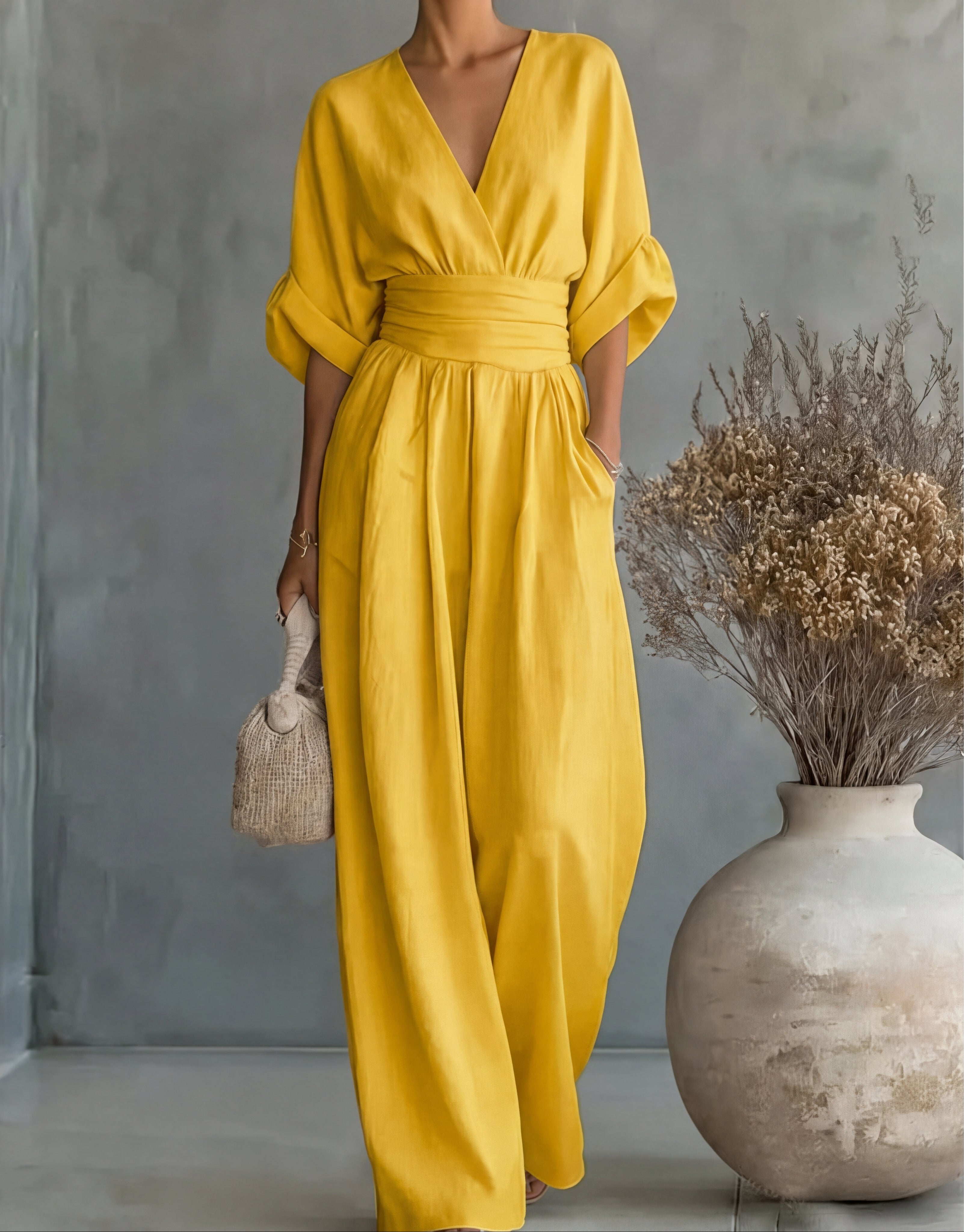 Giselle - Elegant Flowing Jumpsuit
