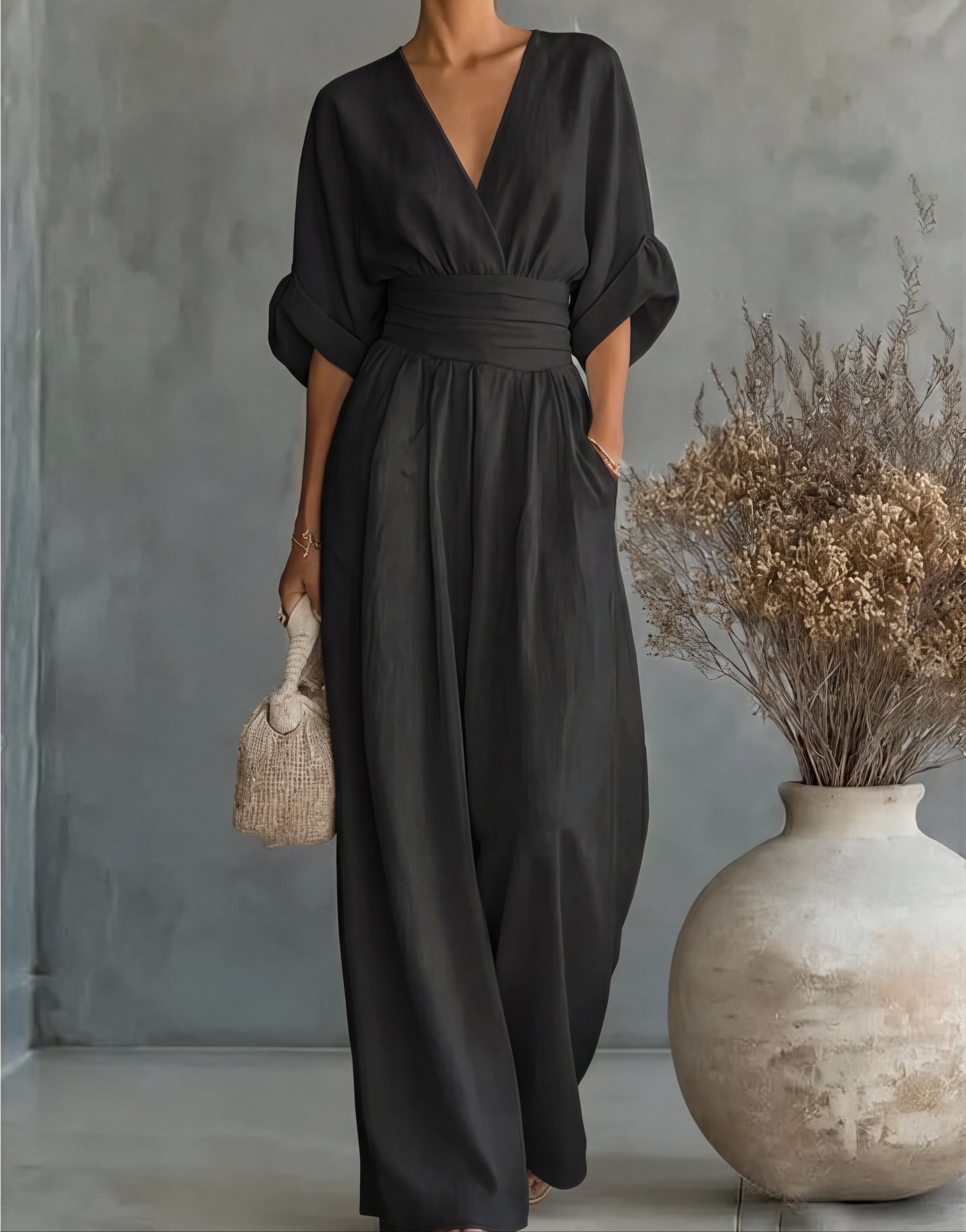 Giselle - Elegant Flowing Jumpsuit