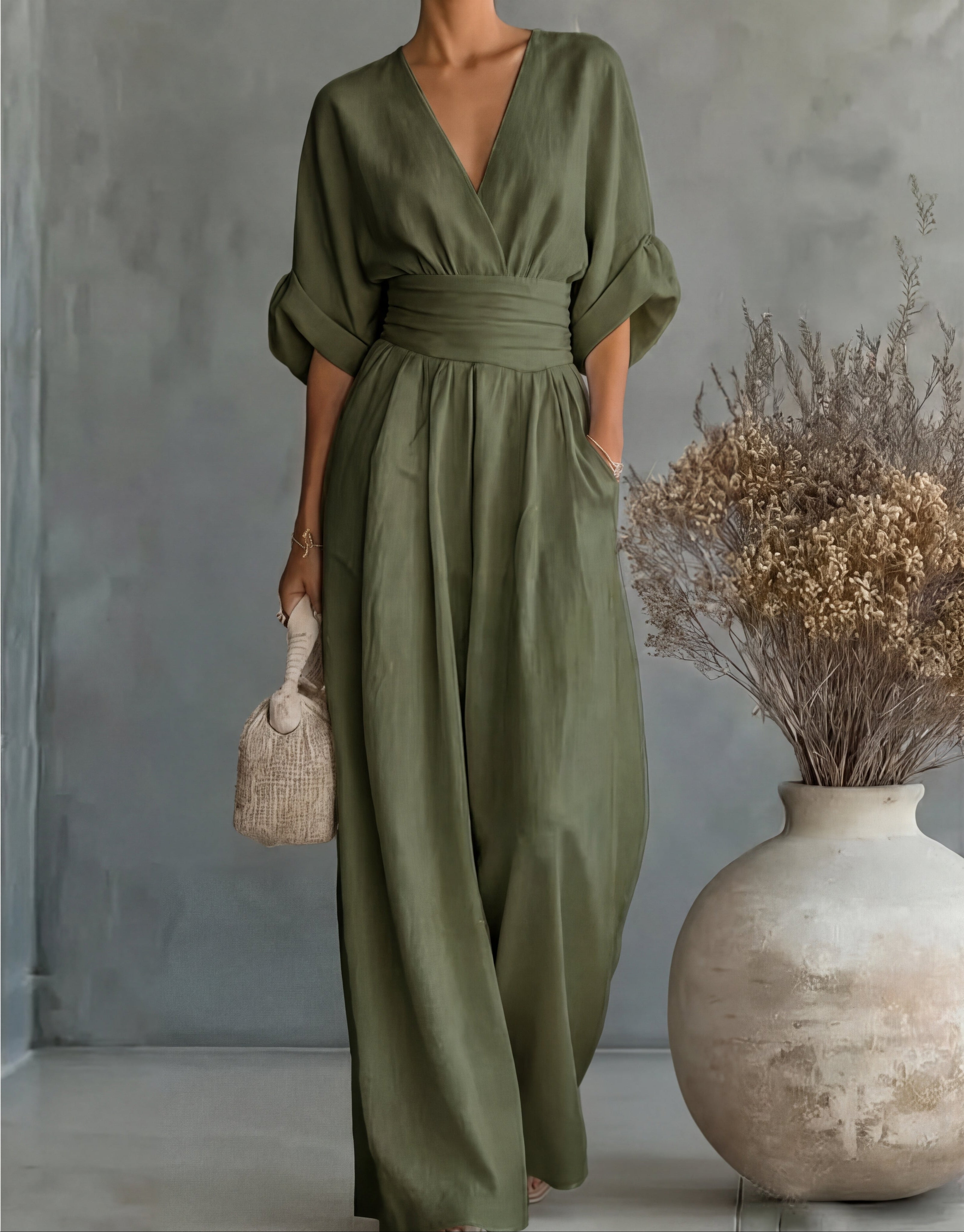 Giselle - Elegant Flowing Jumpsuit