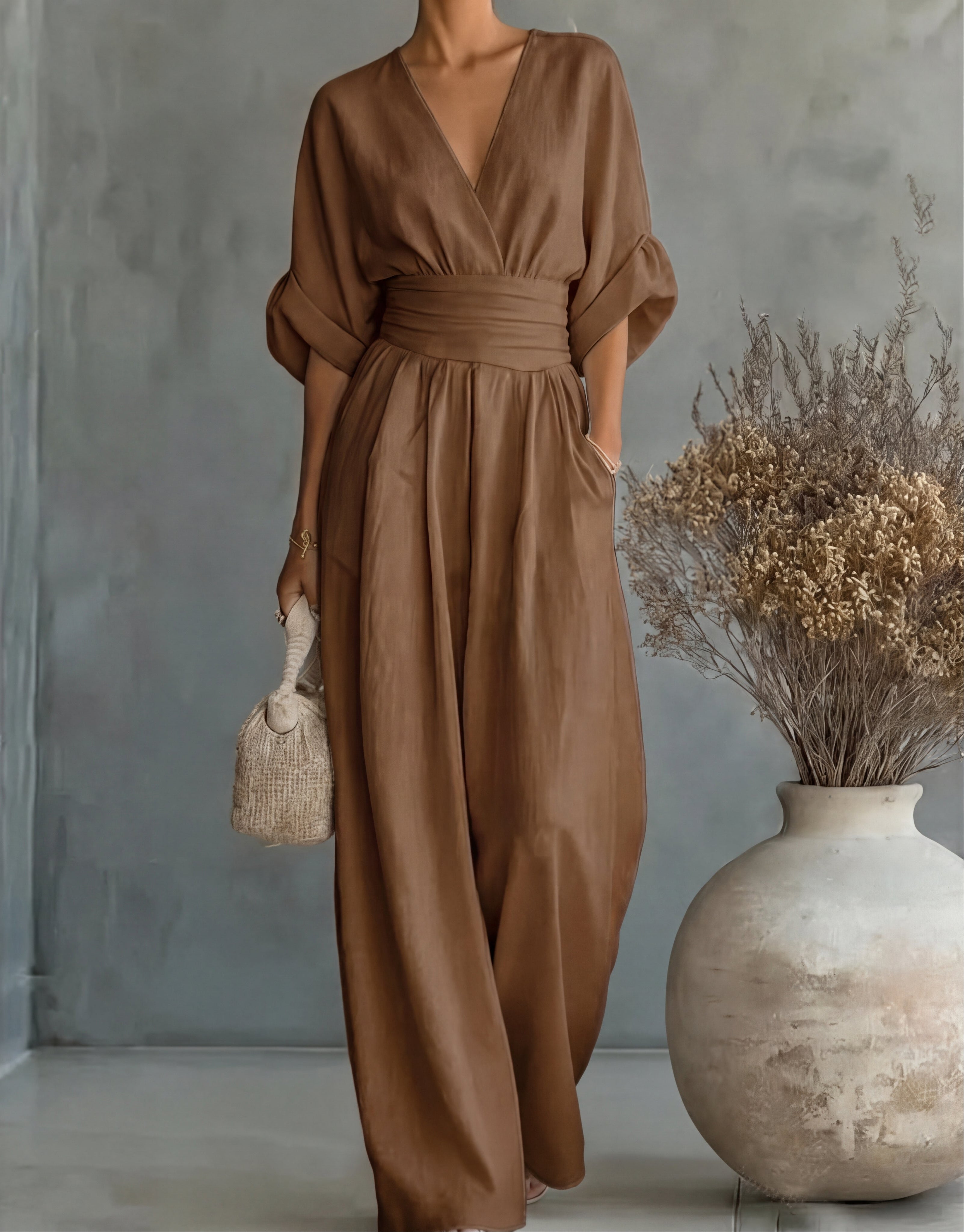 Giselle - Elegant Flowing Jumpsuit
