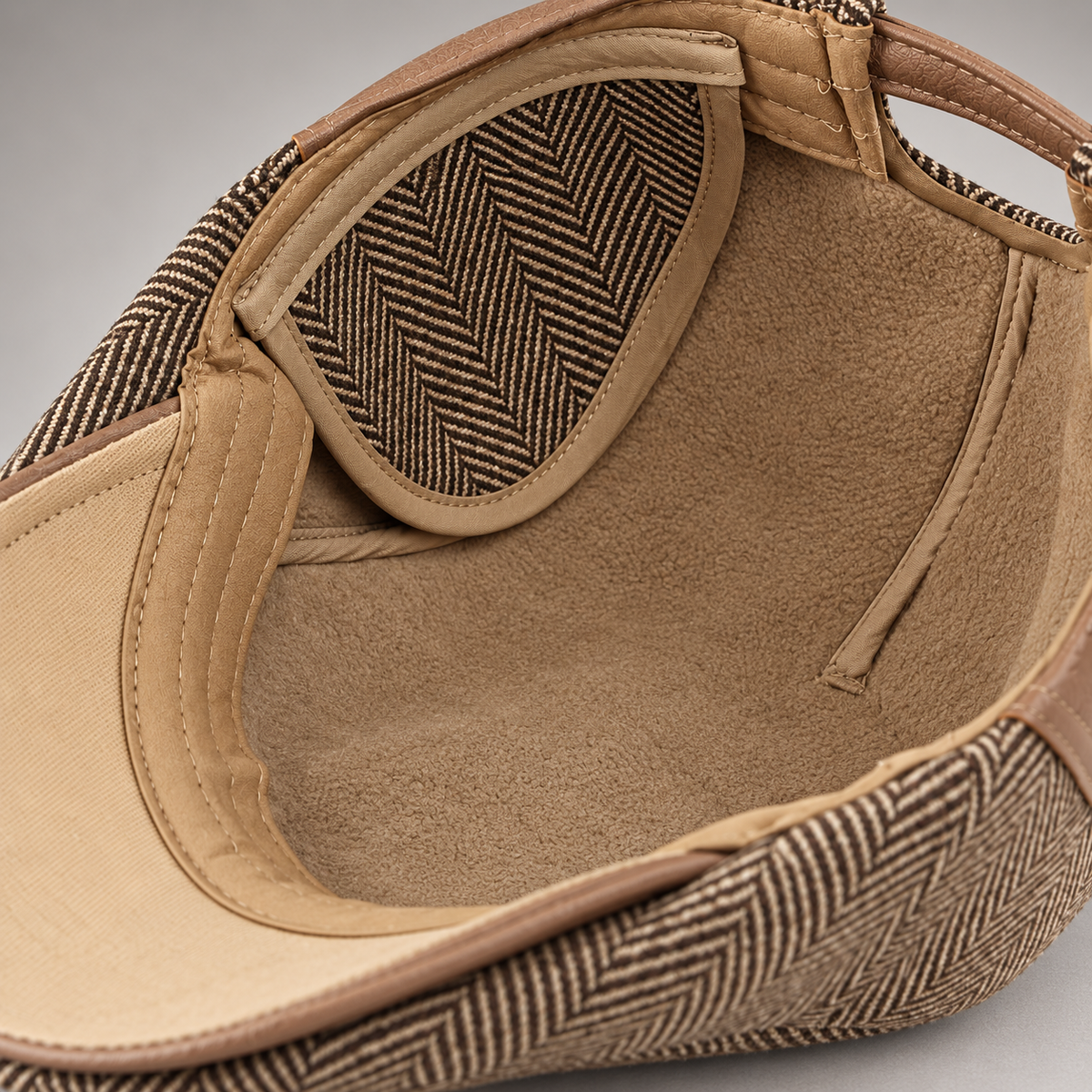 Holden – Vintage Herringbone Flat Cap