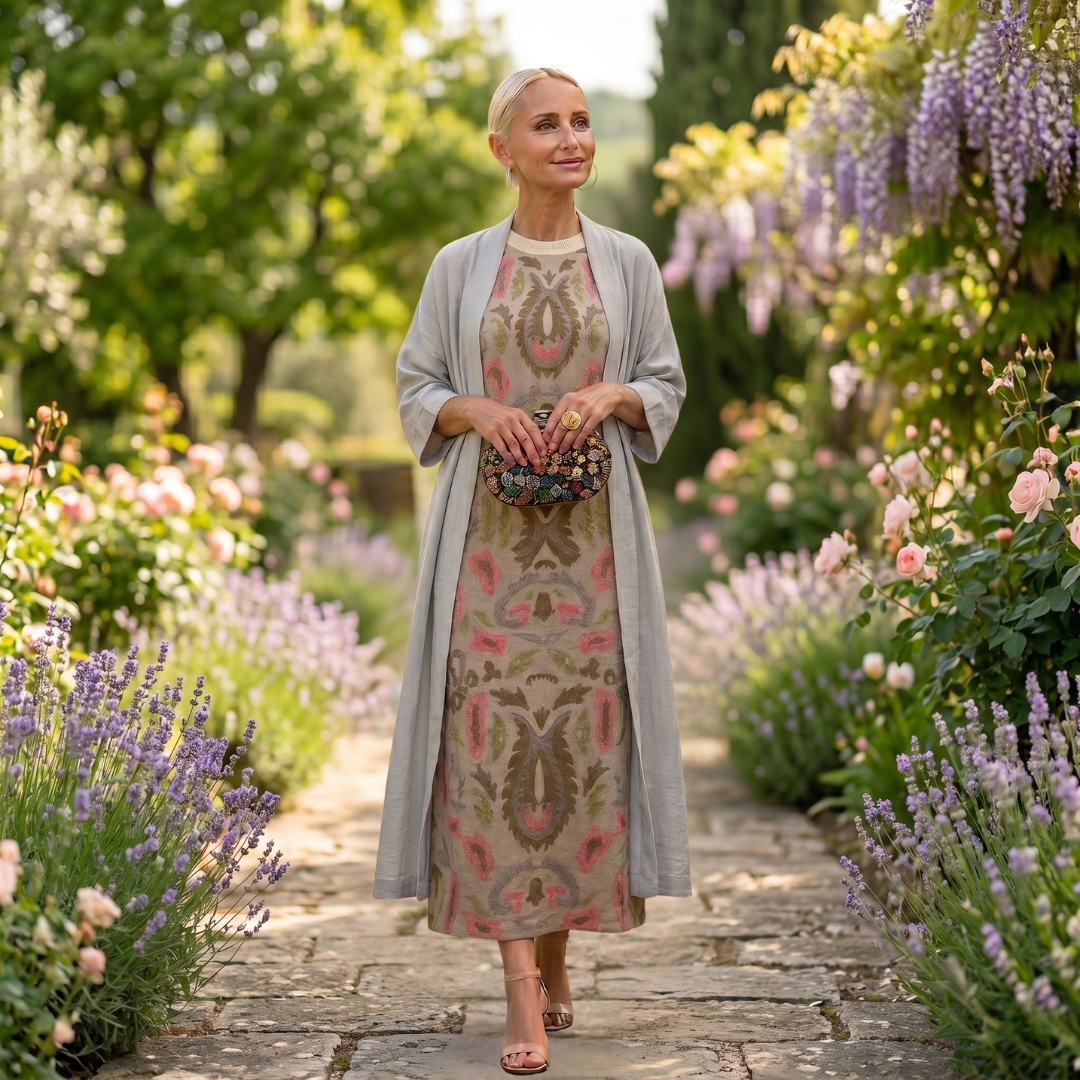 Brielle - Elegant Printed Dress