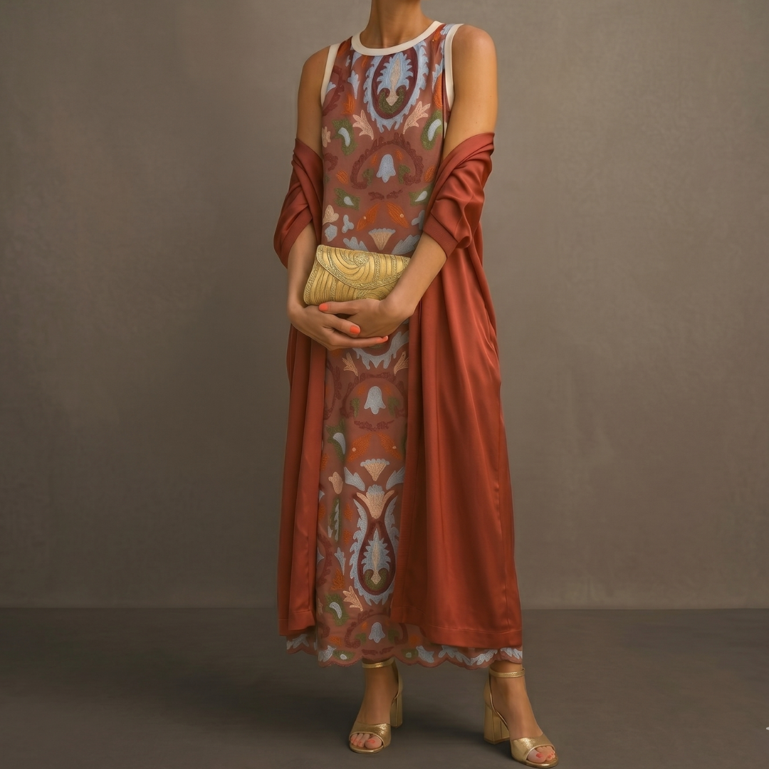 Brielle - Elegant Printed Dress