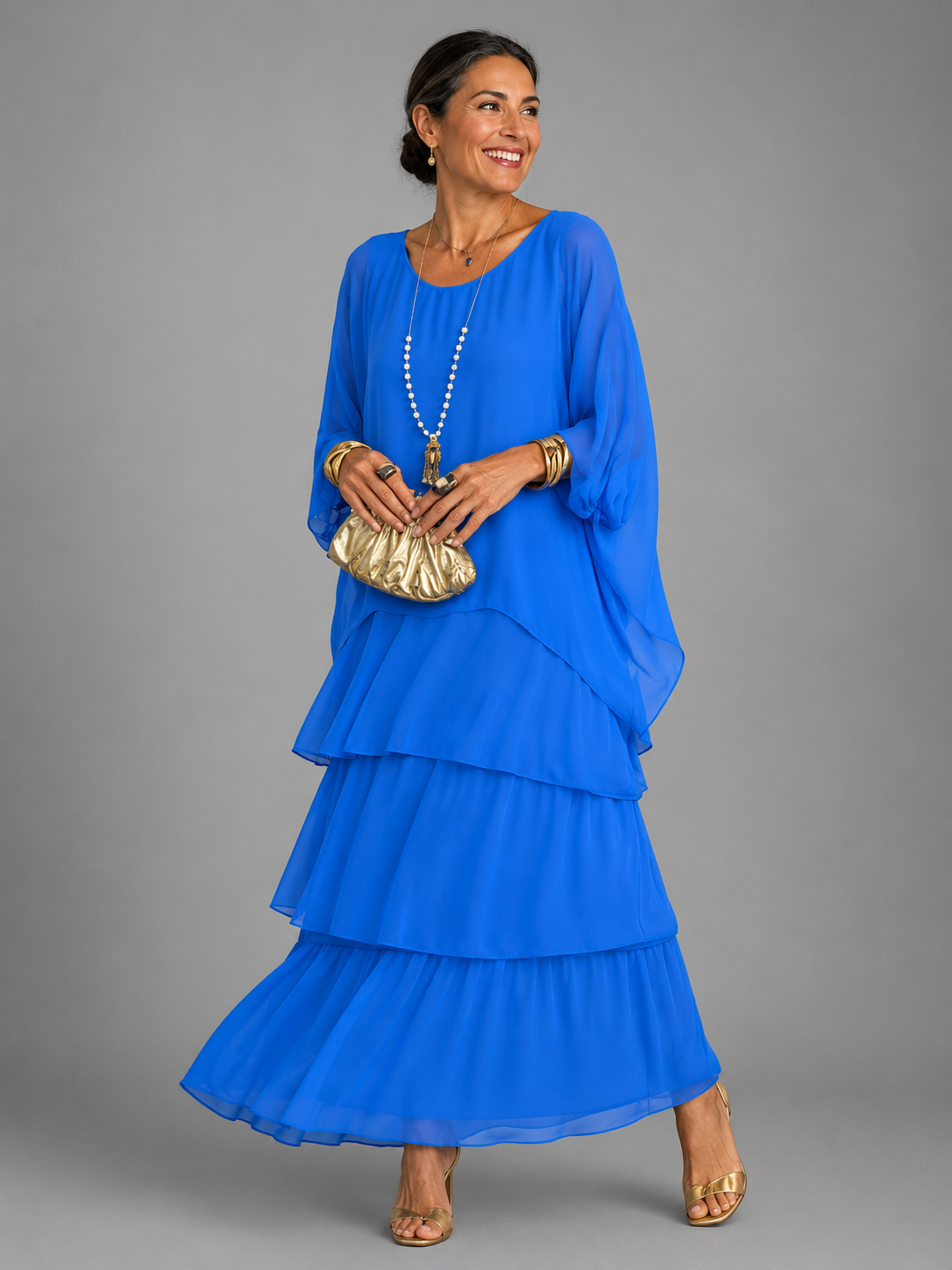 Laurina - Elegant Flowing Maxi Dress