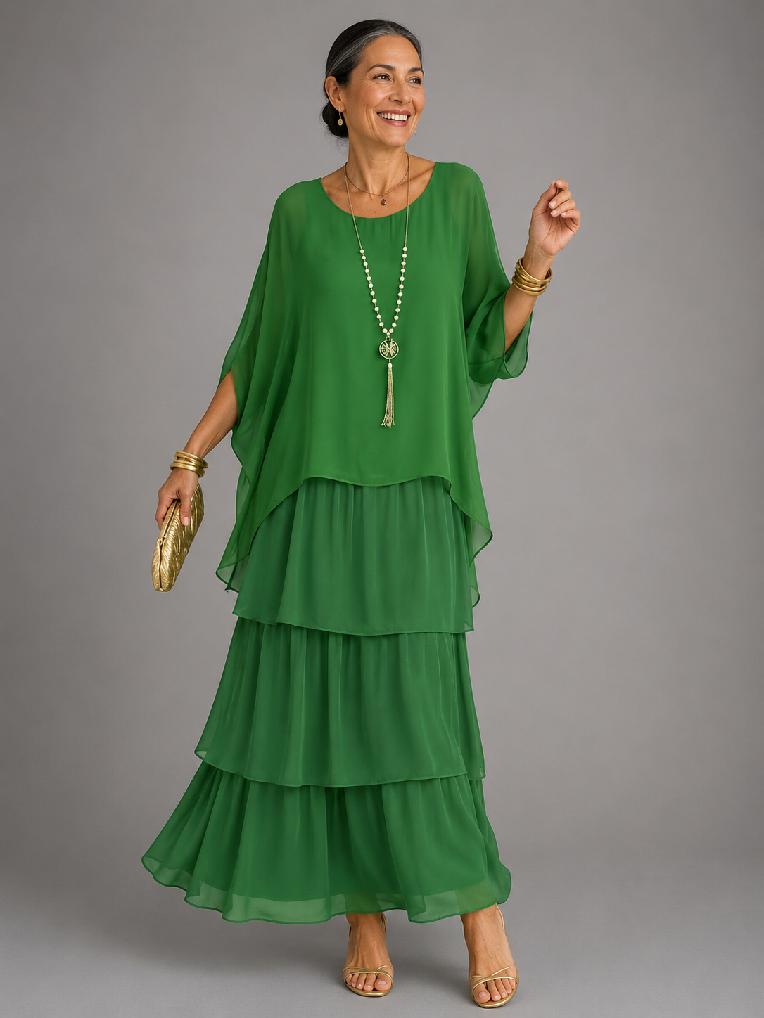 Laurina - Elegant Flowing Maxi Dress