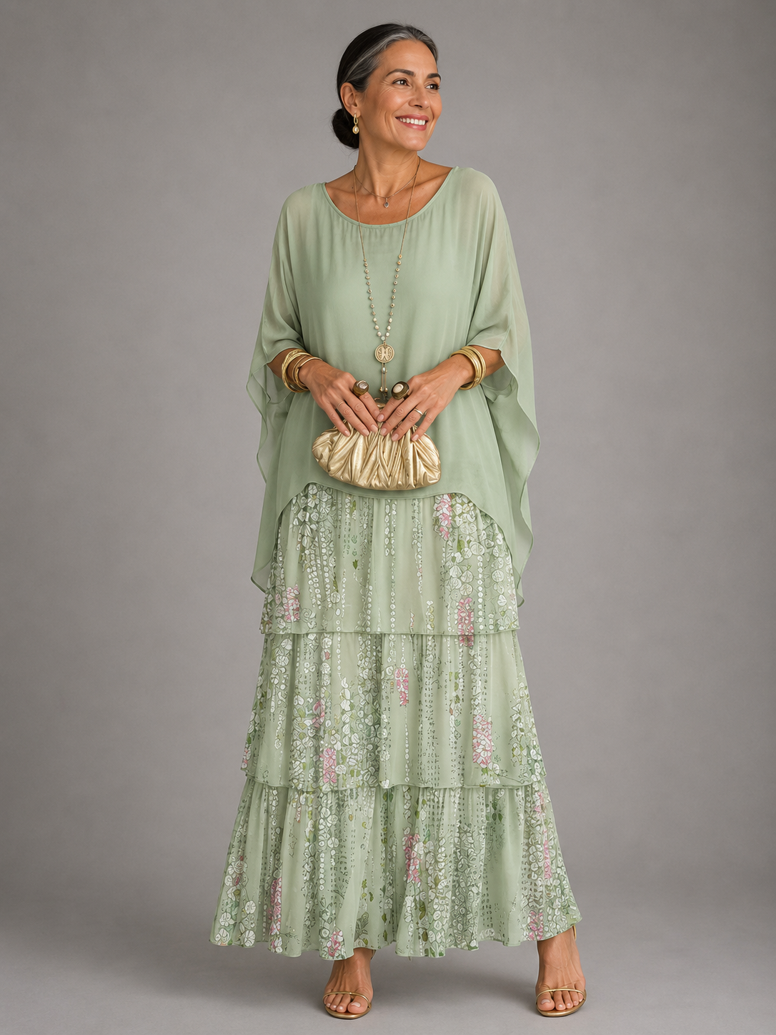 Laurina - Elegant Flowing Maxi Dress