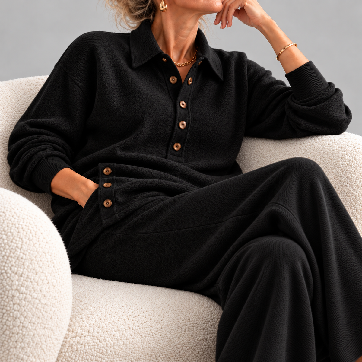 Ximena – Cashmere Knit Lounge Set