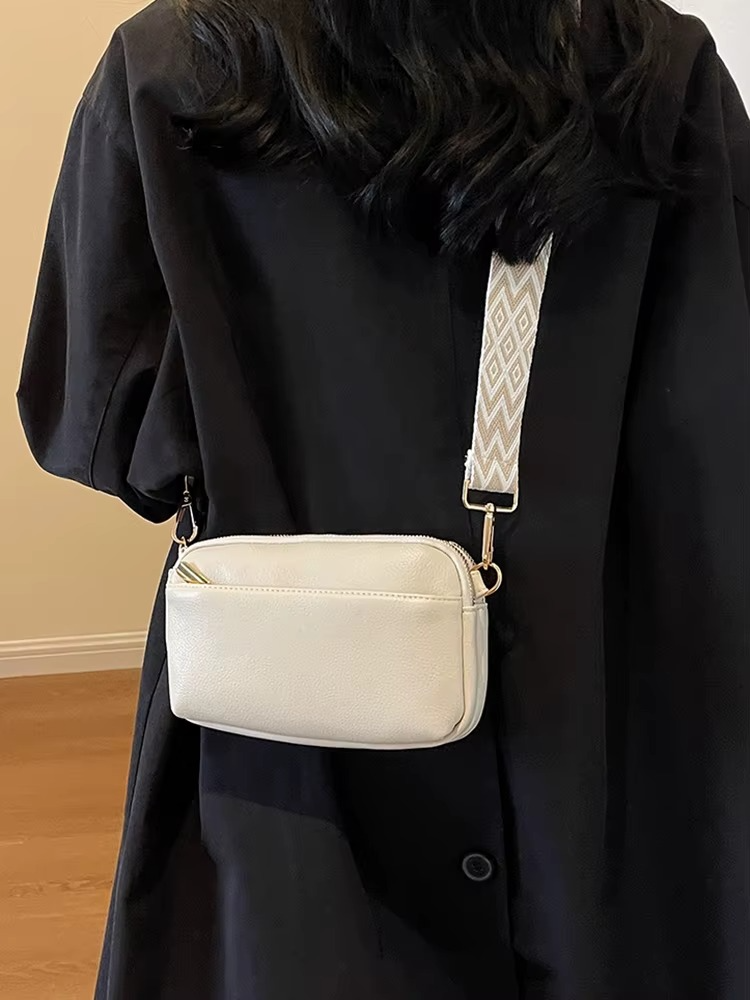 Adhara - Structured Vegan Leather Crossbody Bag