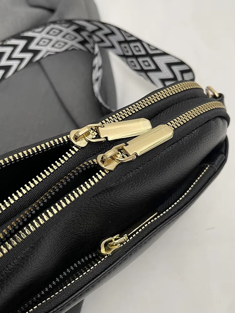 Adhara - Structured Vegan Leather Crossbody Bag