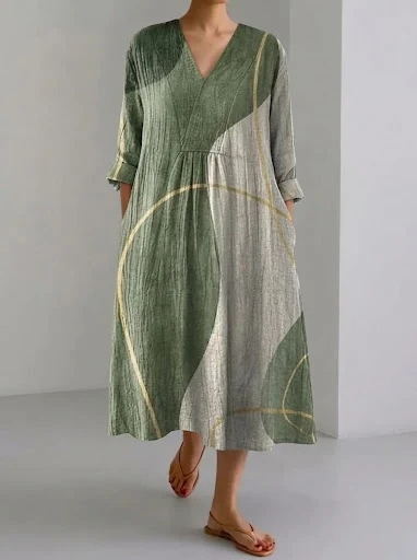 Alondra – Long Linen Dress