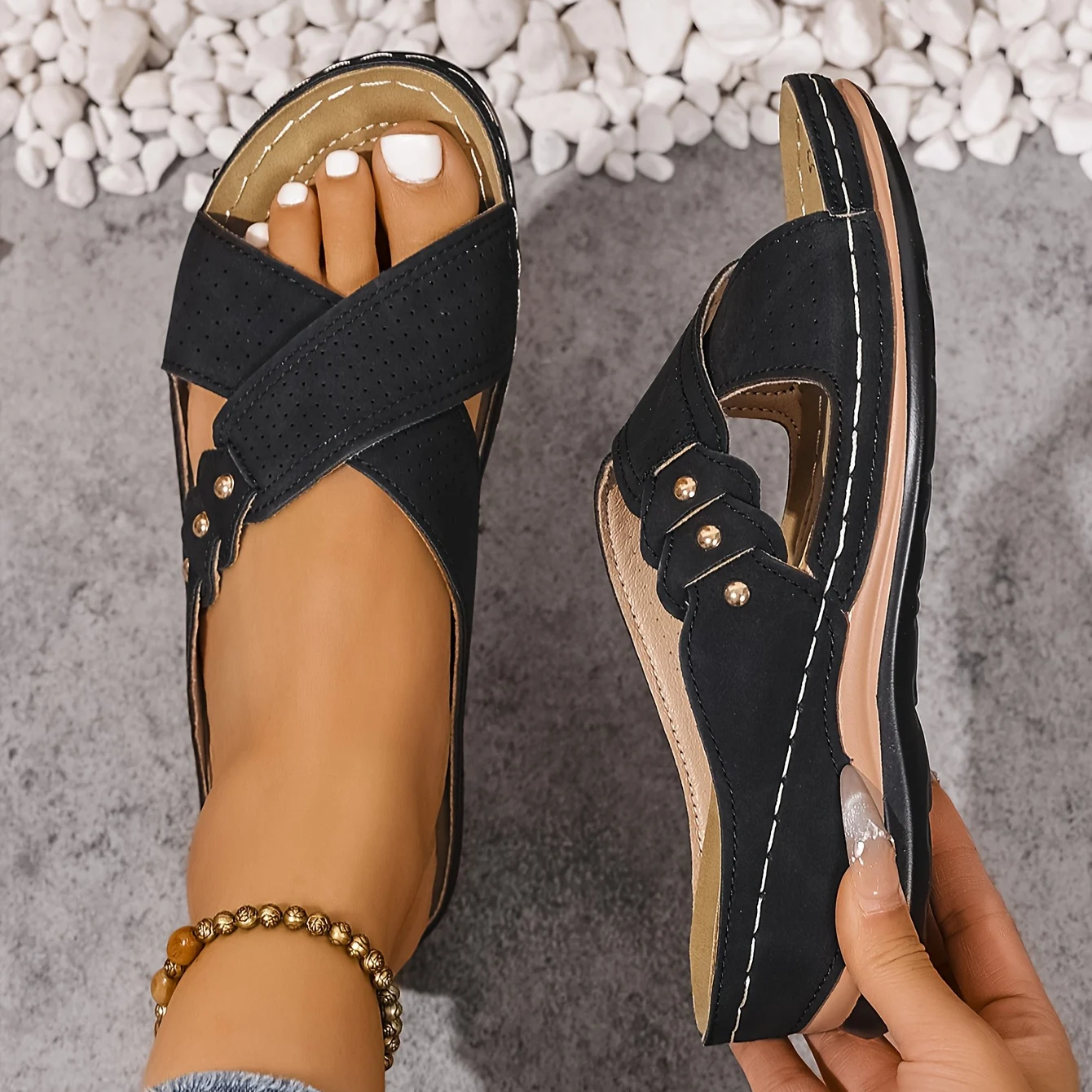 Rufia - Orthopedic Wedge Sandals