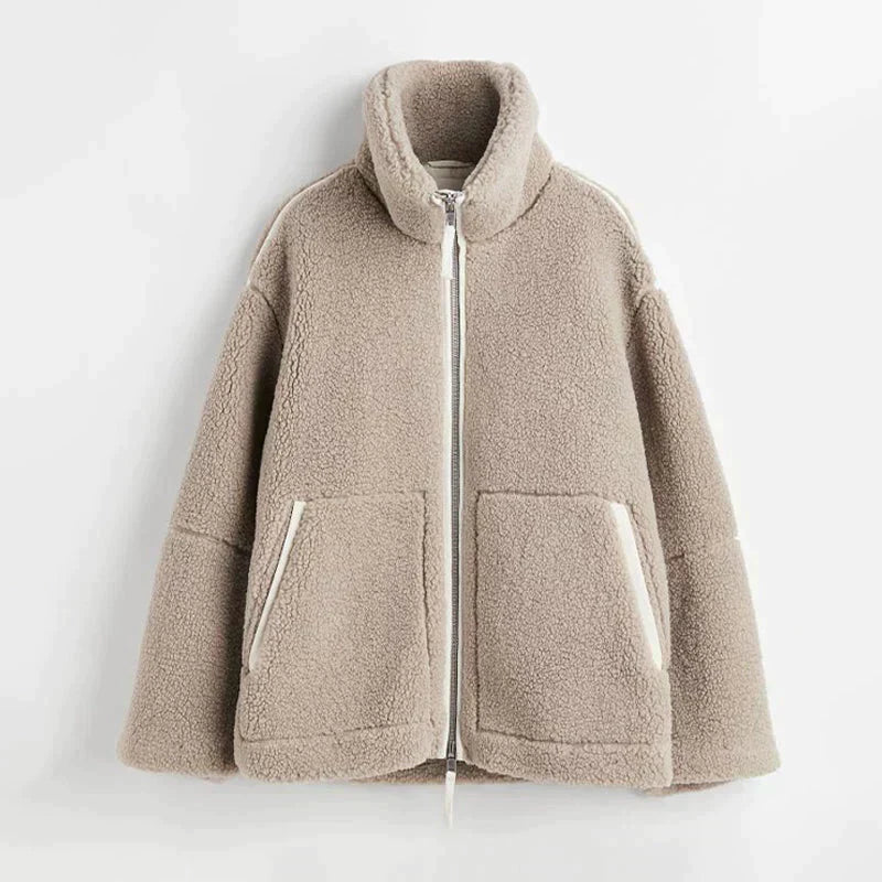 Jacky – Oversized Teddy Fleece Jacket