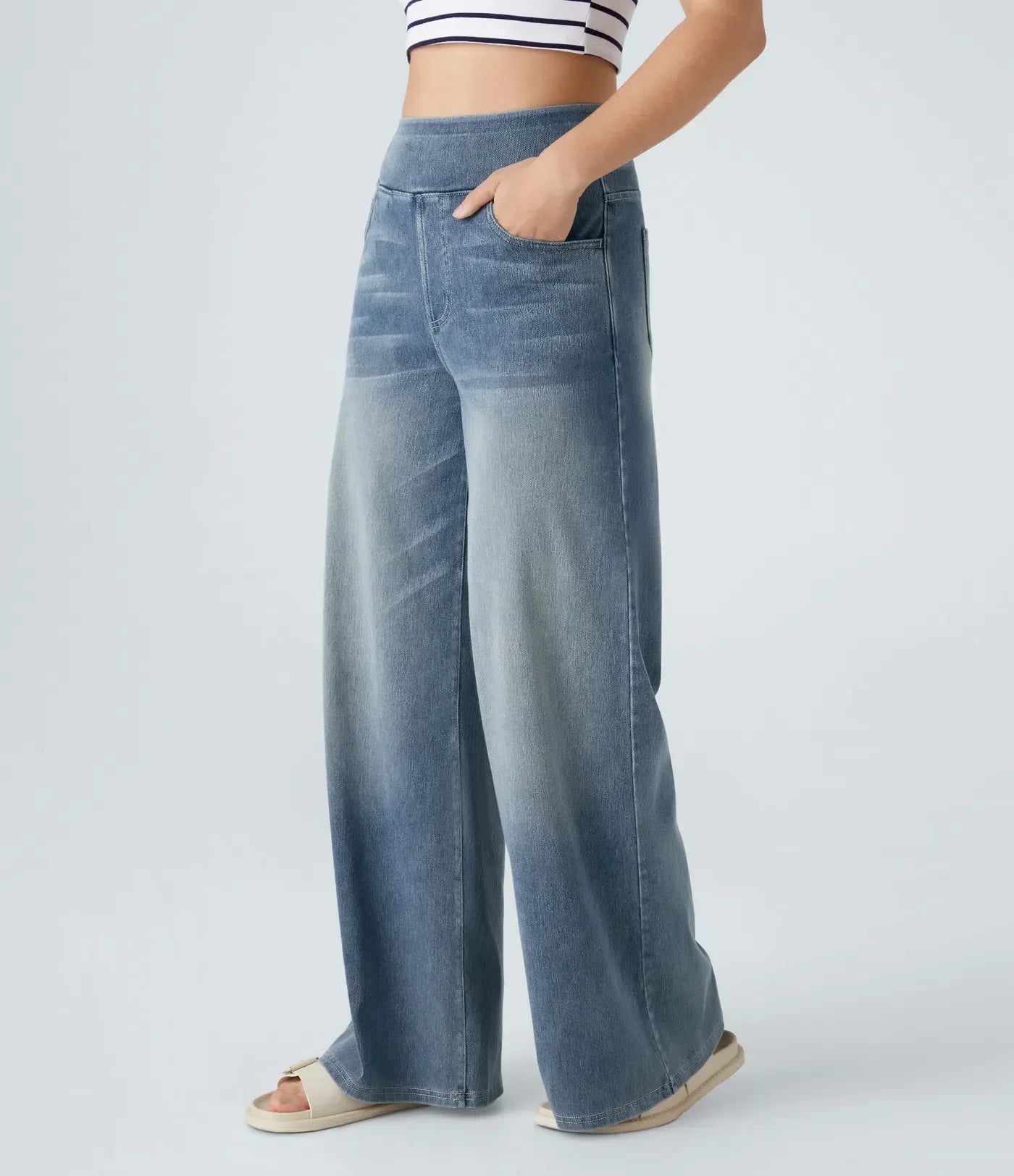 Eliena - Comfortable High-Waist Shaping Pants