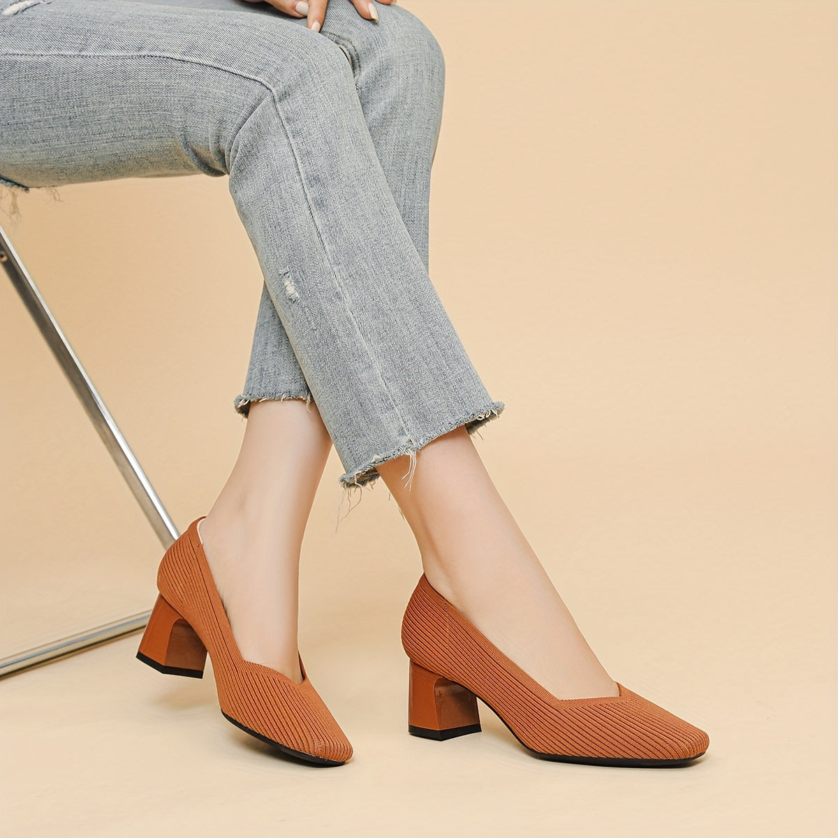 Ashlee – Elegant Stretch Heels for All-Day Comfort